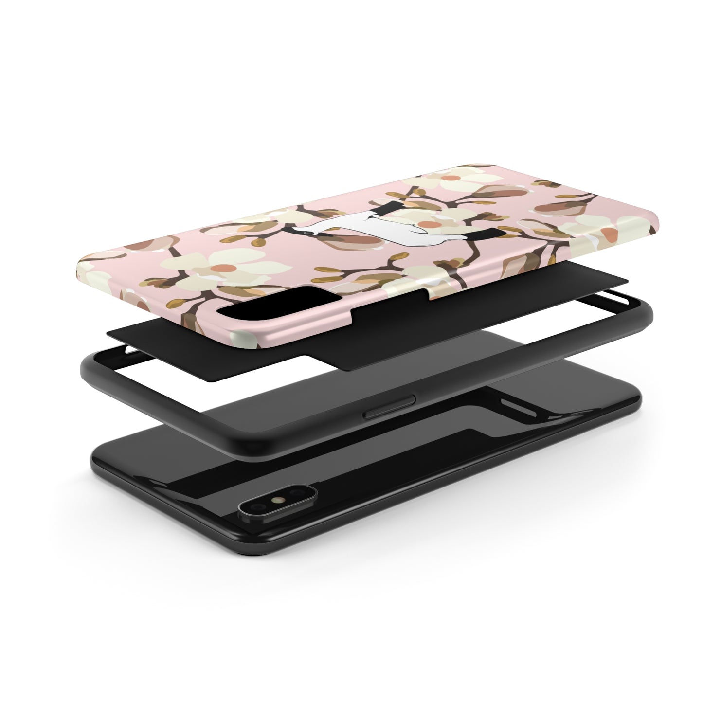Show Lamb Pink Magnolia Print Phone Cases | Livestock Phone Case | Livestock Gifts for Her | Lamb and Heifer Phone Case