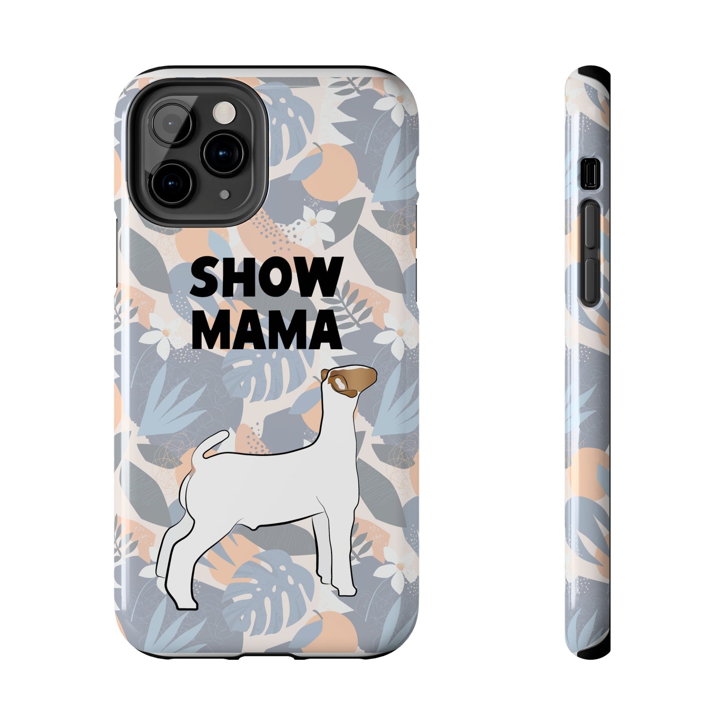 Show Mama Show Goat Hawaiian Print Phone Cases | Livestock Phone Case | Livestock Gifts for Her | Show Goats and Lambs | 4H Gift