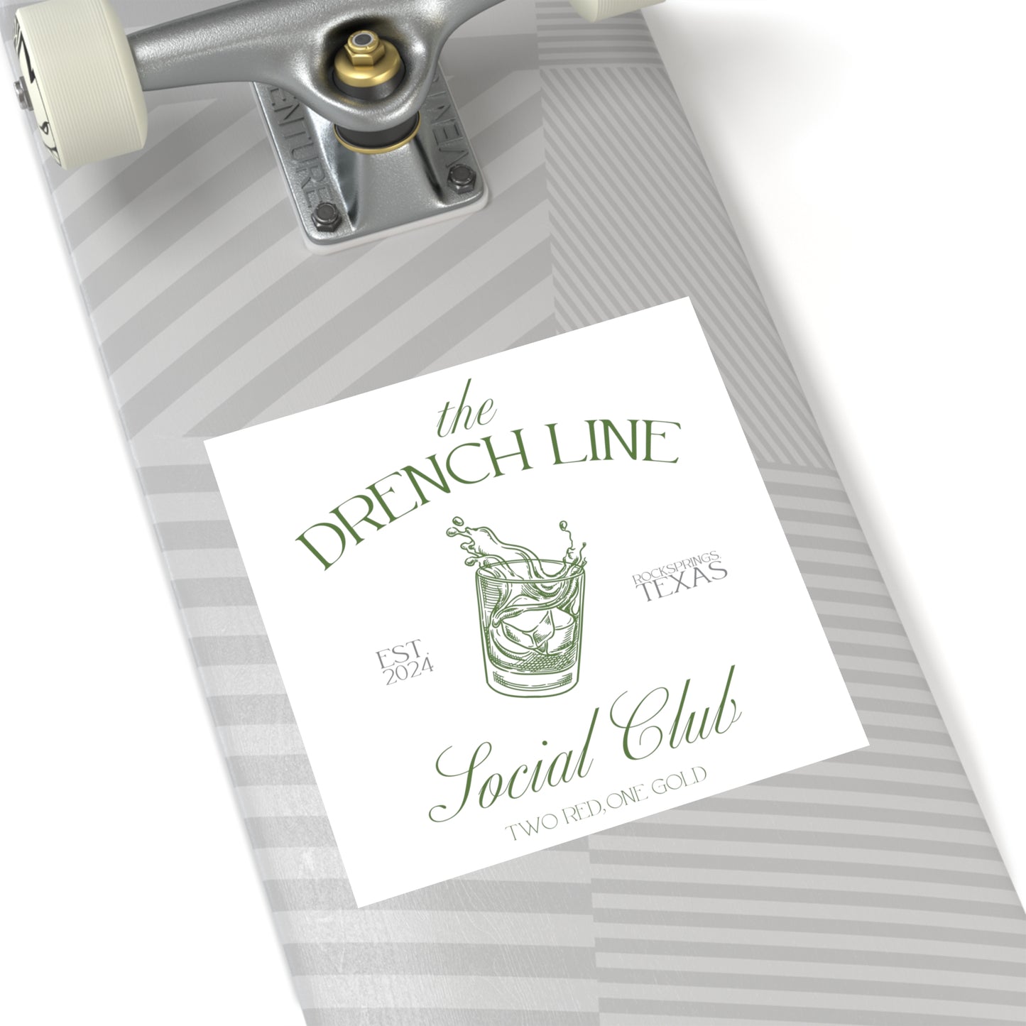 The Drench Line Social Club Indoor\Outdoor Stickers | Livestock Country Club | Stock Show Mom Style | Show Lamb | Show Goat | 4H & FFA