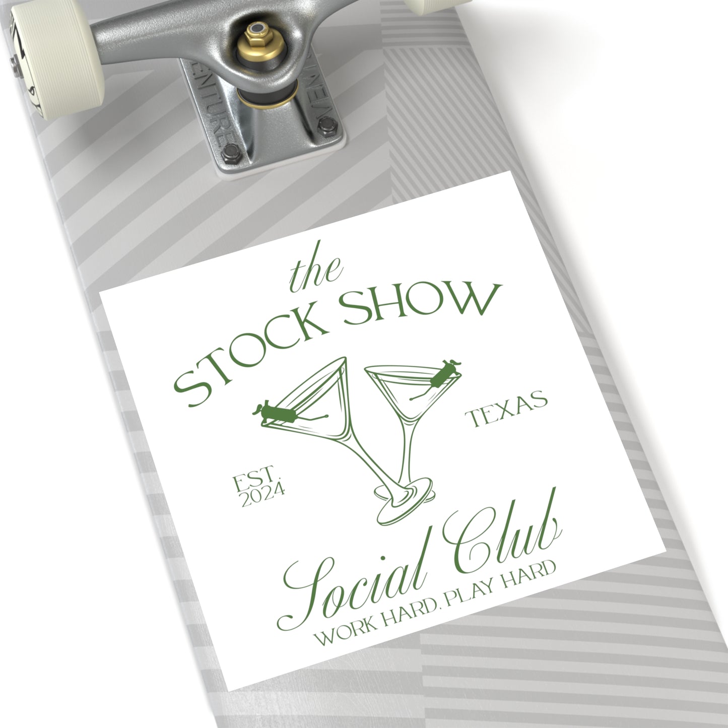 The Stock Show Social Club Indoor\Outdoor Stickers (Solo Cups) | Livestock Country Club | Stock Show Mom Style | Show Pig | Show Lamb