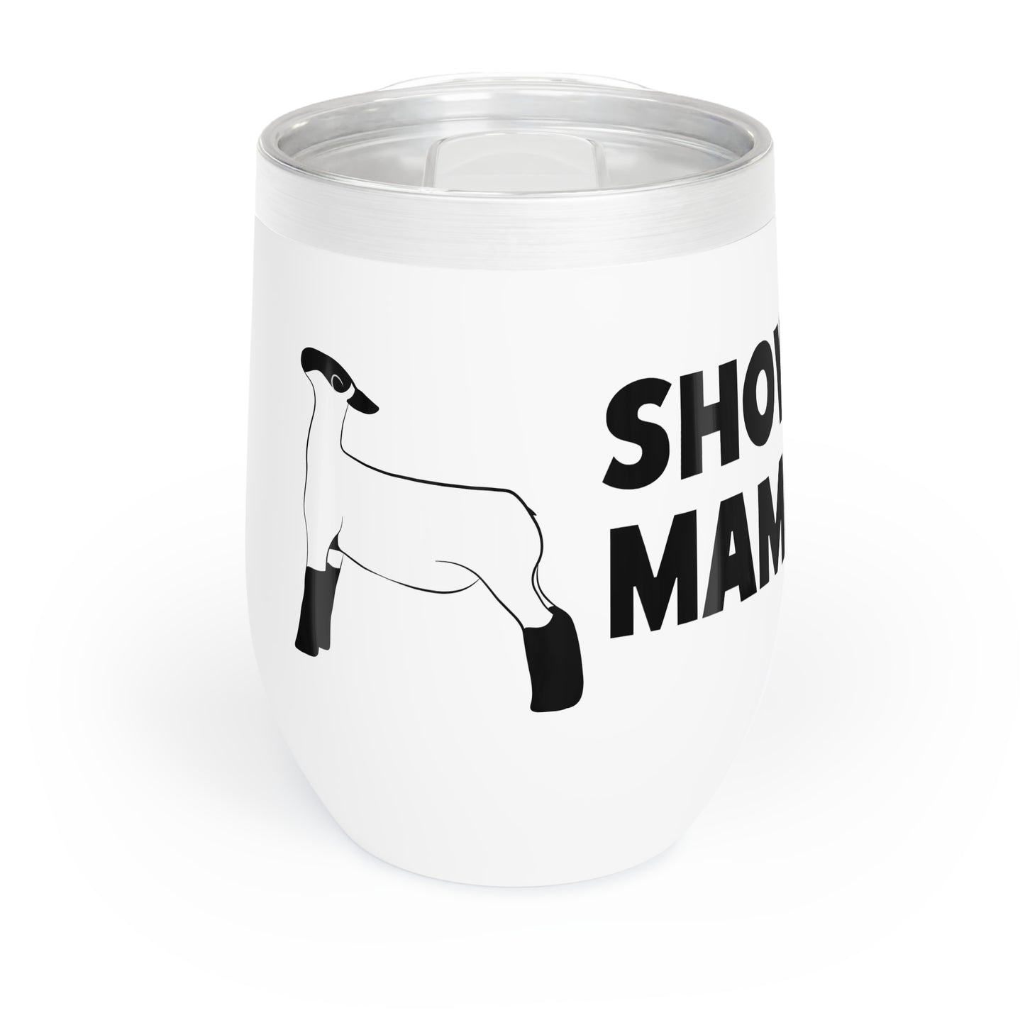 Show Mama Show Lamb Wine Tumbler | 4H Club Gift | Stock Show Gift | Livestock Show Mom | Livestock Show | Show Lamb Gift