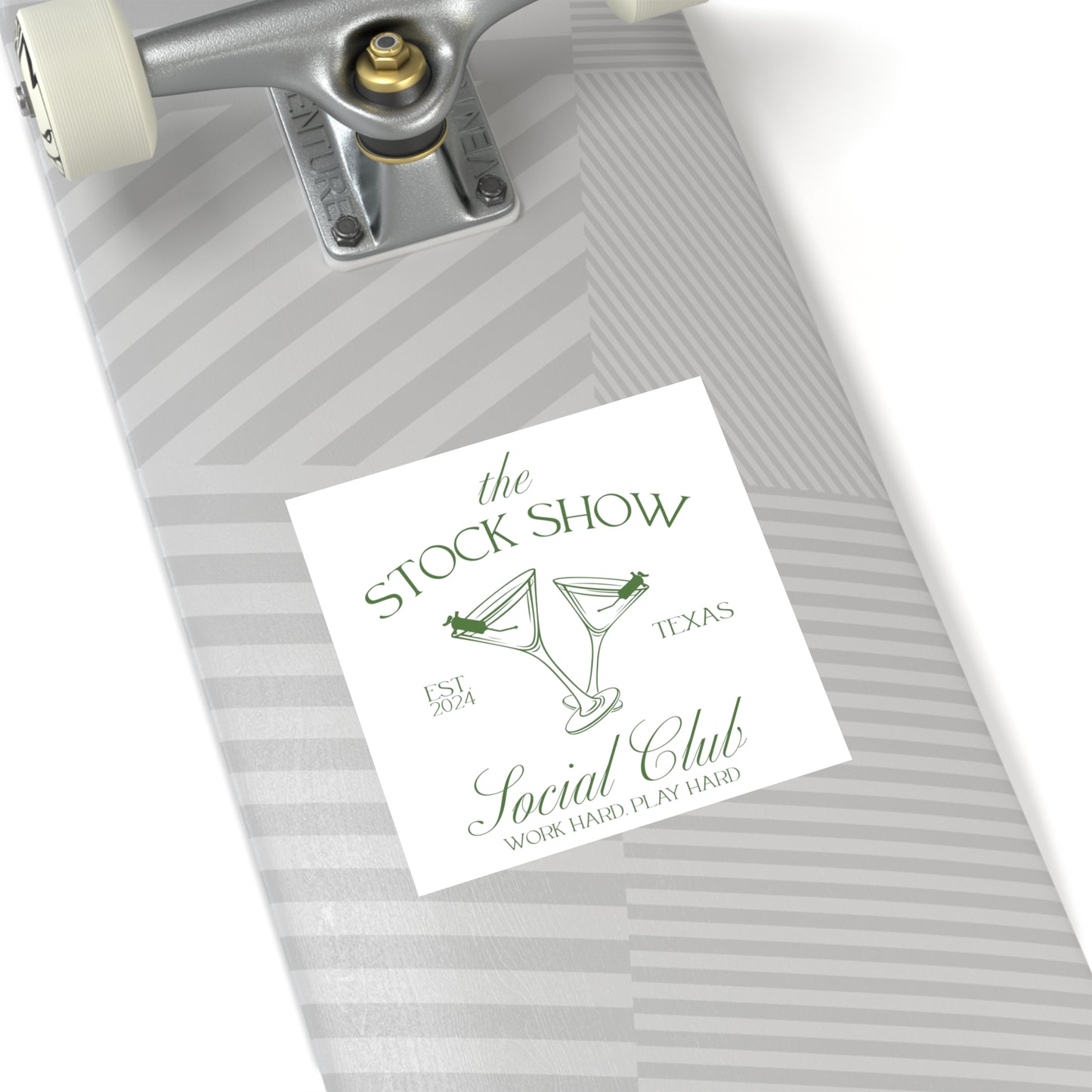 The Stock Show Social Club Indoor\Outdoor Stickers (Solo Cups) | Livestock Country Club | Stock Show Mom Style | Show Pig | Show Lamb