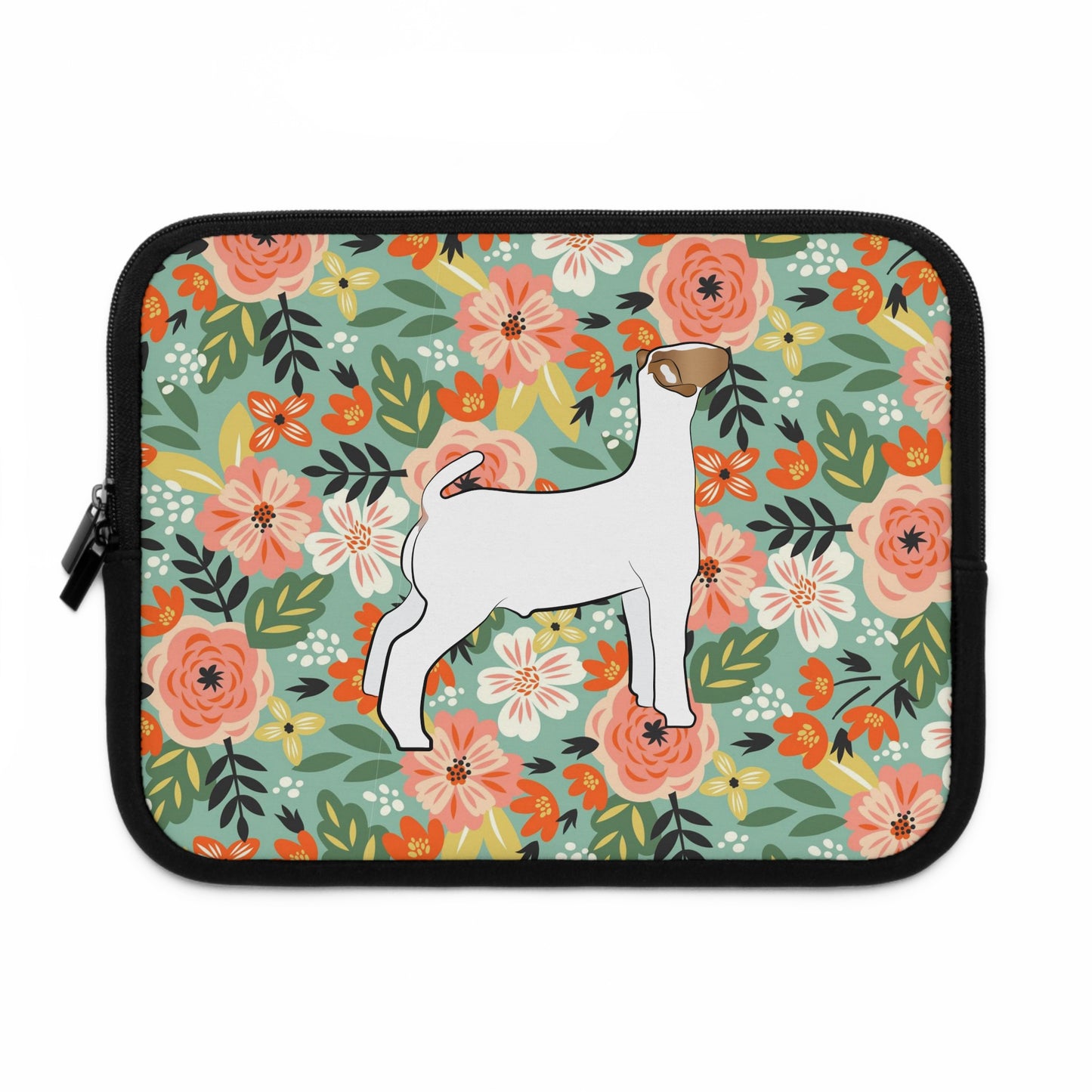 Show Goat Laptop or iPad Sleeve | Livestock Gifts | 4H Gift | Laptop Cover | Livestock Laptop Sleeve | Gifts for Teens