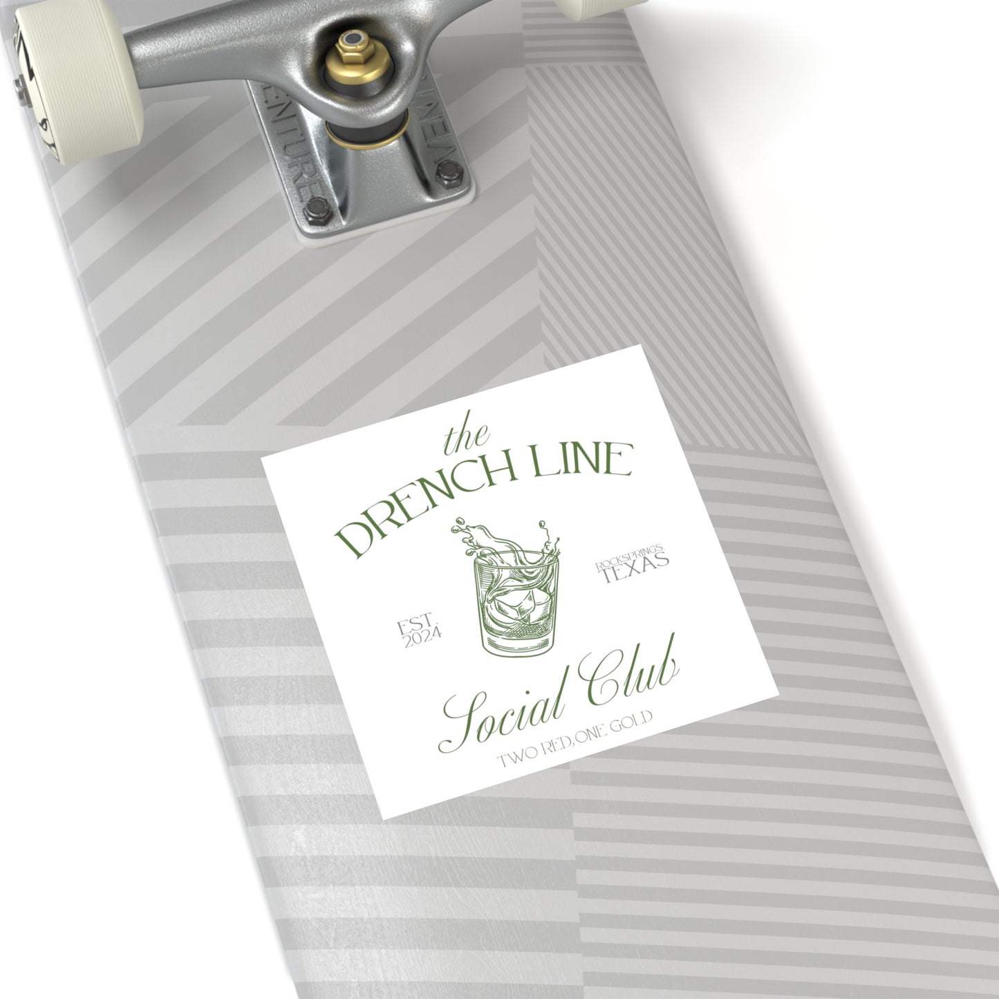 The Drench Line Social Club Indoor\Outdoor Stickers | Livestock Country Club | Stock Show Mom Style | Show Lamb | Show Goat | 4H & FFA