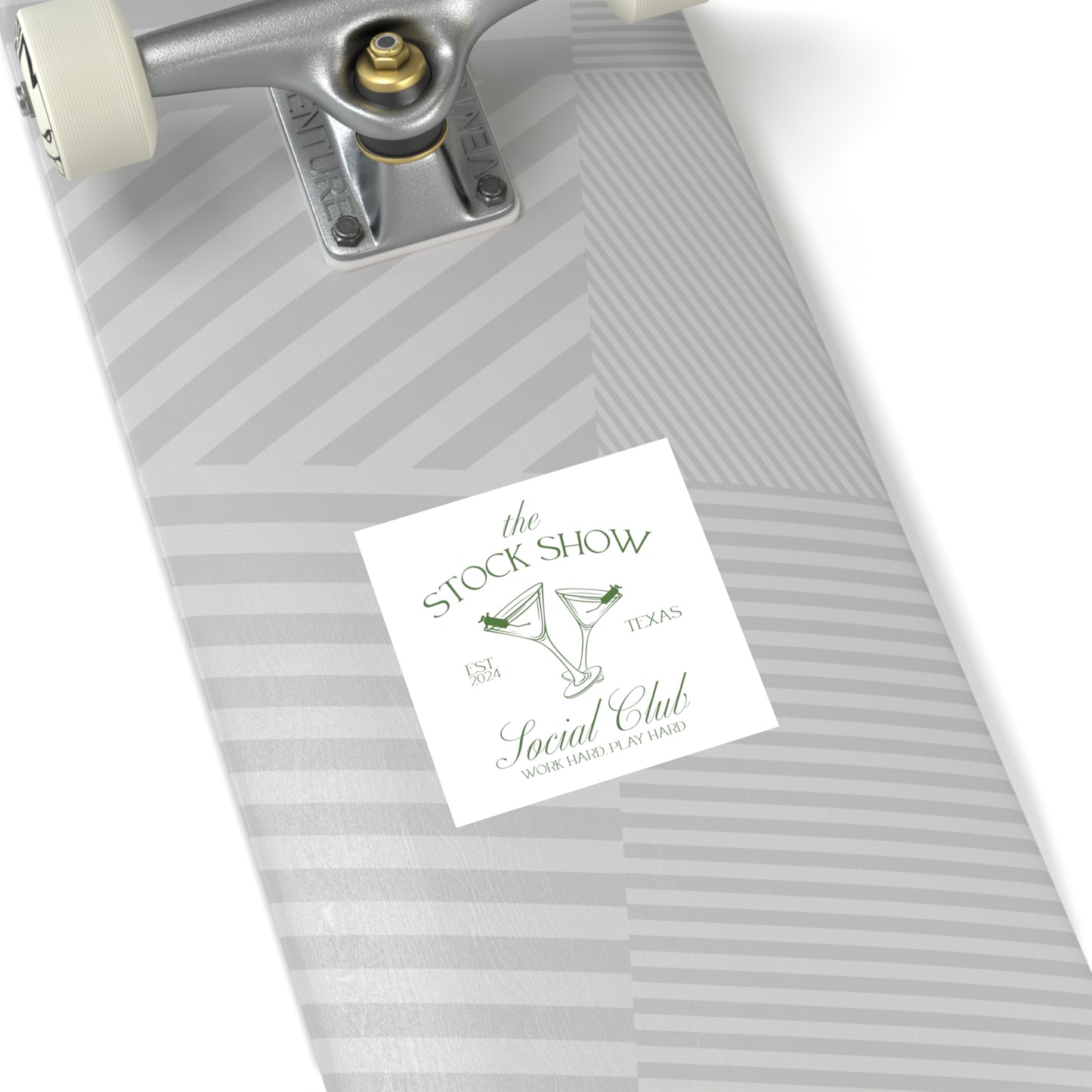 The Stock Show Social Club Indoor\Outdoor Stickers (Solo Cups) | Livestock Country Club | Stock Show Mom Style | Show Pig | Show Lamb