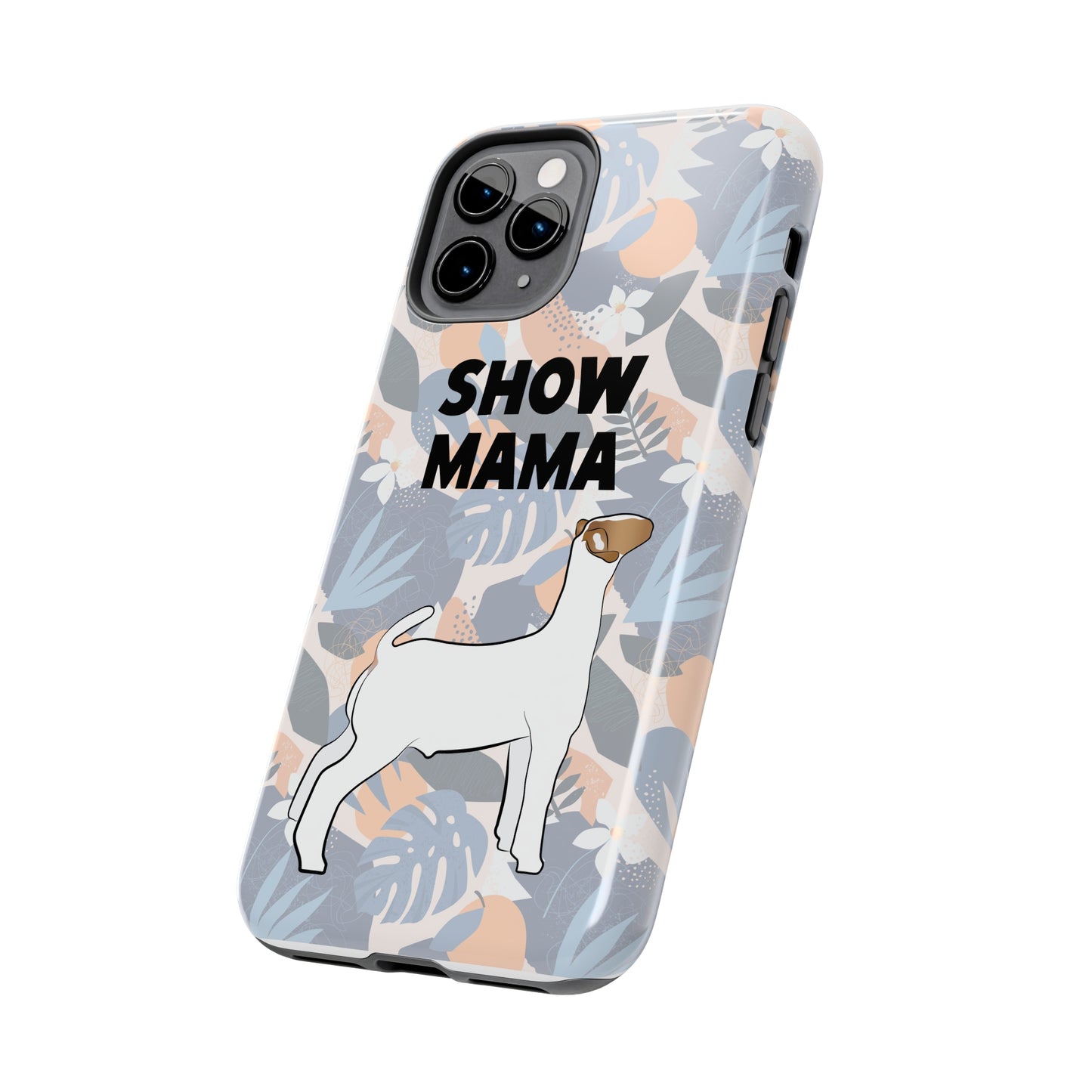 Show Mama Show Goat Hawaiian Print Phone Cases | Livestock Phone Case | Livestock Gifts for Her | Show Goats and Lambs | 4H Gift