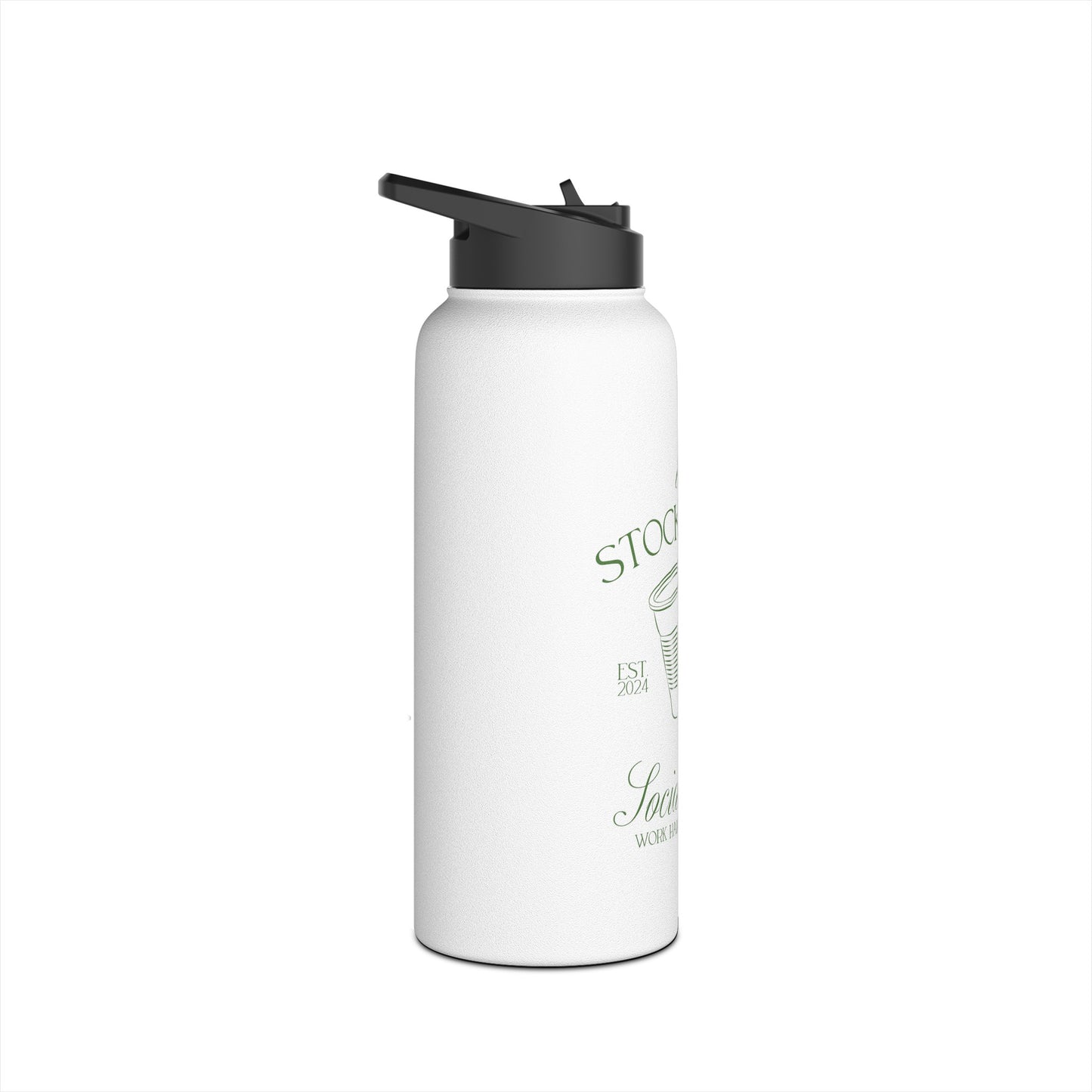 The Stock Show Social Club Stainless Steel Water Bottle (Solo Cups) | Livestock Country Club | Stock Show Mom Style | 4H & FFA Gifts