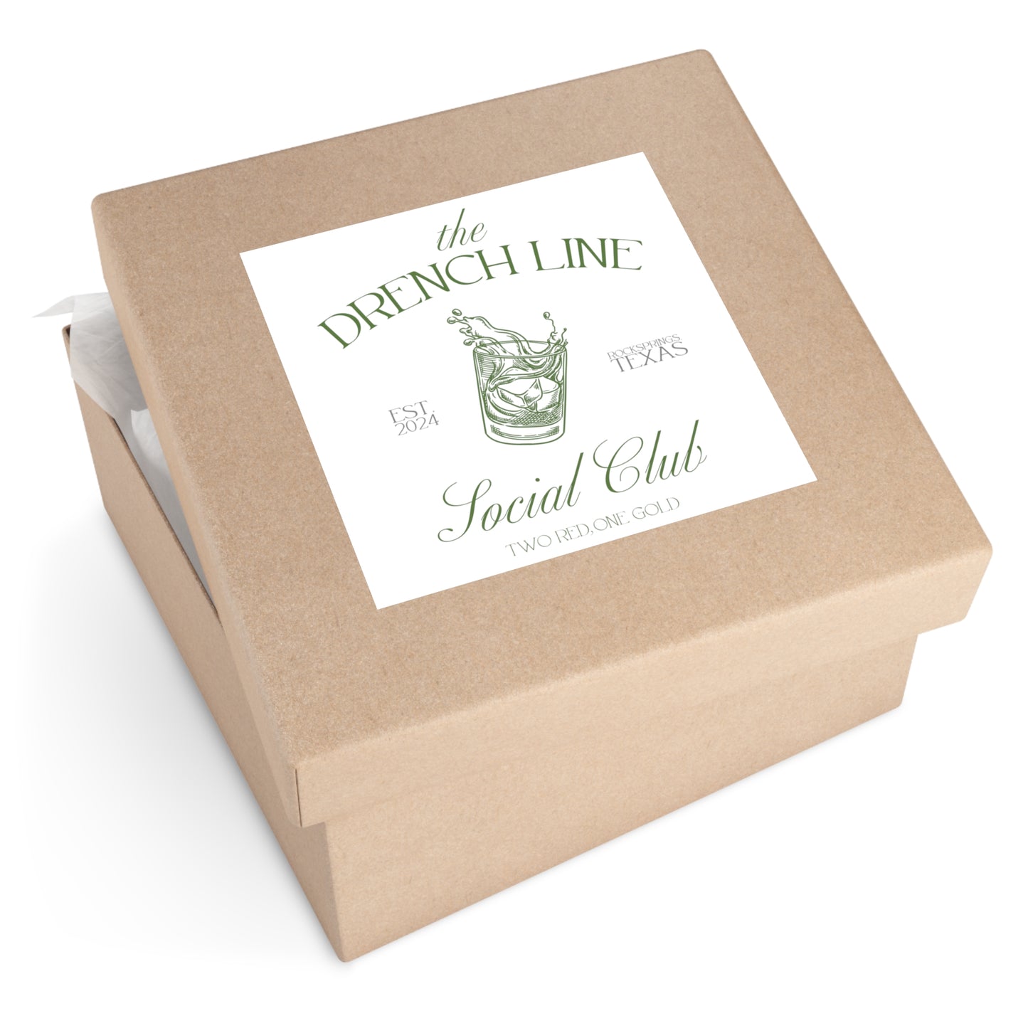 The Drench Line Social Club Indoor\Outdoor Stickers | Livestock Country Club | Stock Show Mom Style | Show Lamb | Show Goat | 4H & FFA