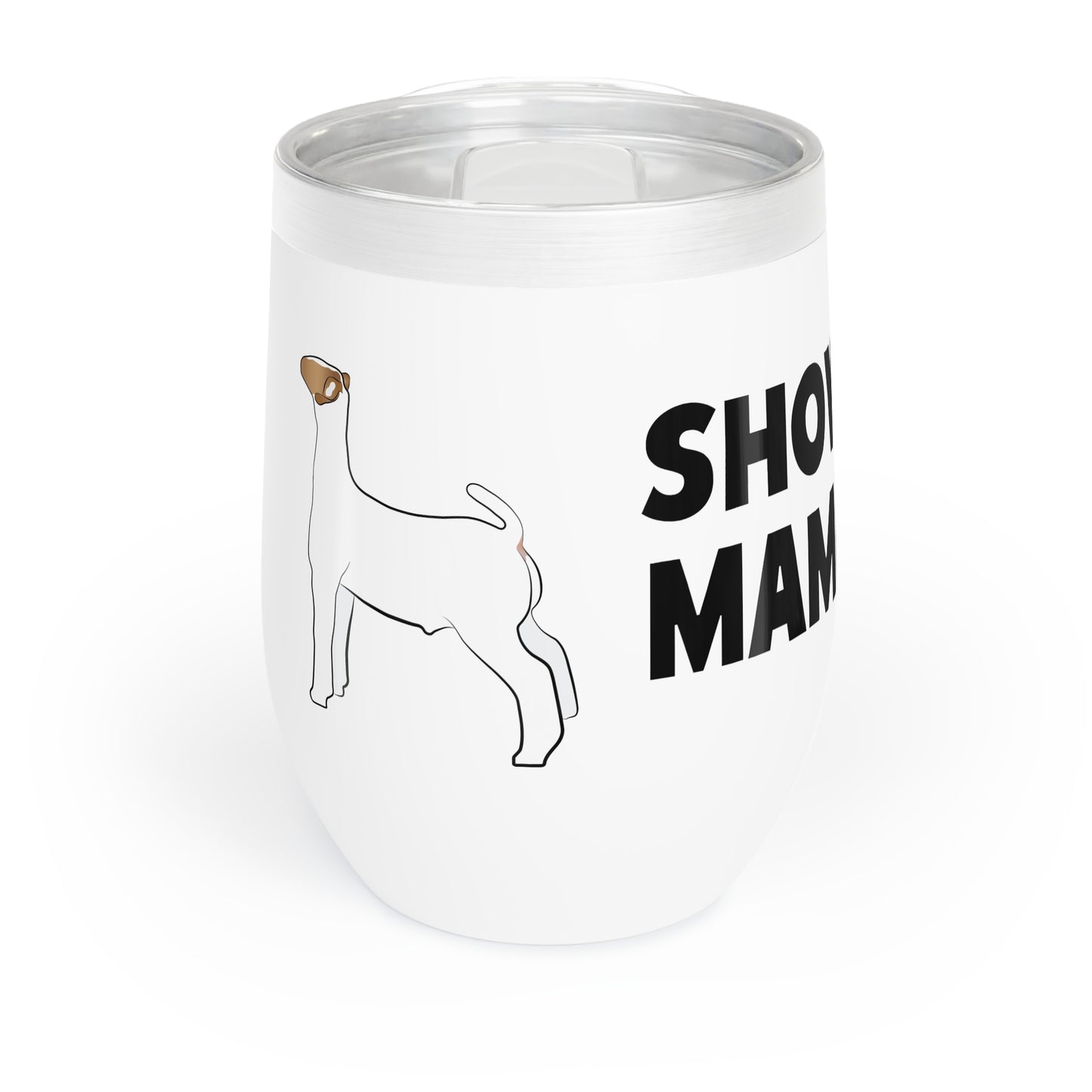 Show Mama Show Goat Wine Tumbler | 4H Club Gift | Stock Show Gift | Livestock Show Mom | Livestock Show | Show Goat Gift