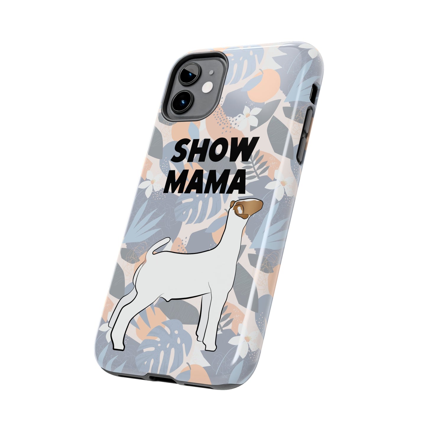 Show Mama Show Goat Hawaiian Print Phone Cases | Livestock Phone Case | Livestock Gifts for Her | Show Goats and Lambs | 4H Gift