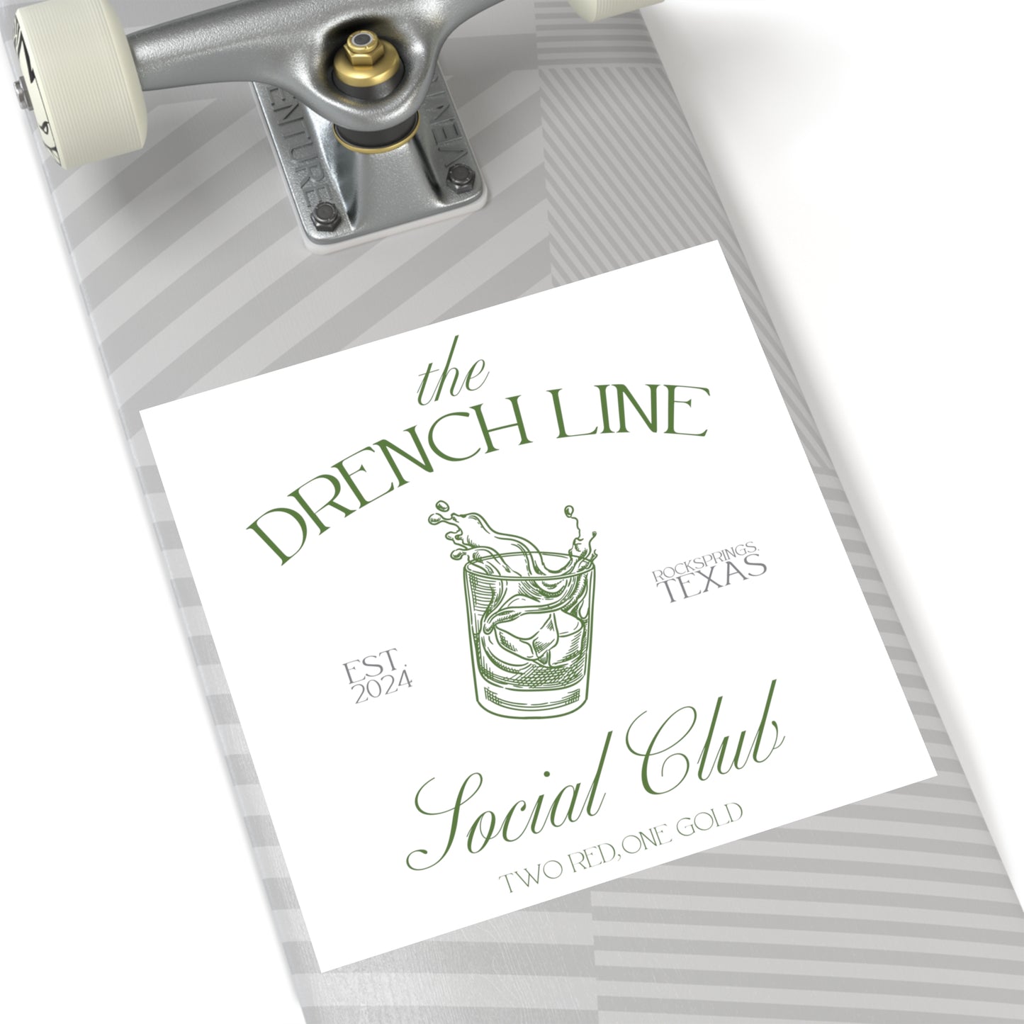 The Drench Line Social Club Indoor\Outdoor Stickers | Livestock Country Club | Stock Show Mom Style | Show Lamb | Show Goat | 4H & FFA