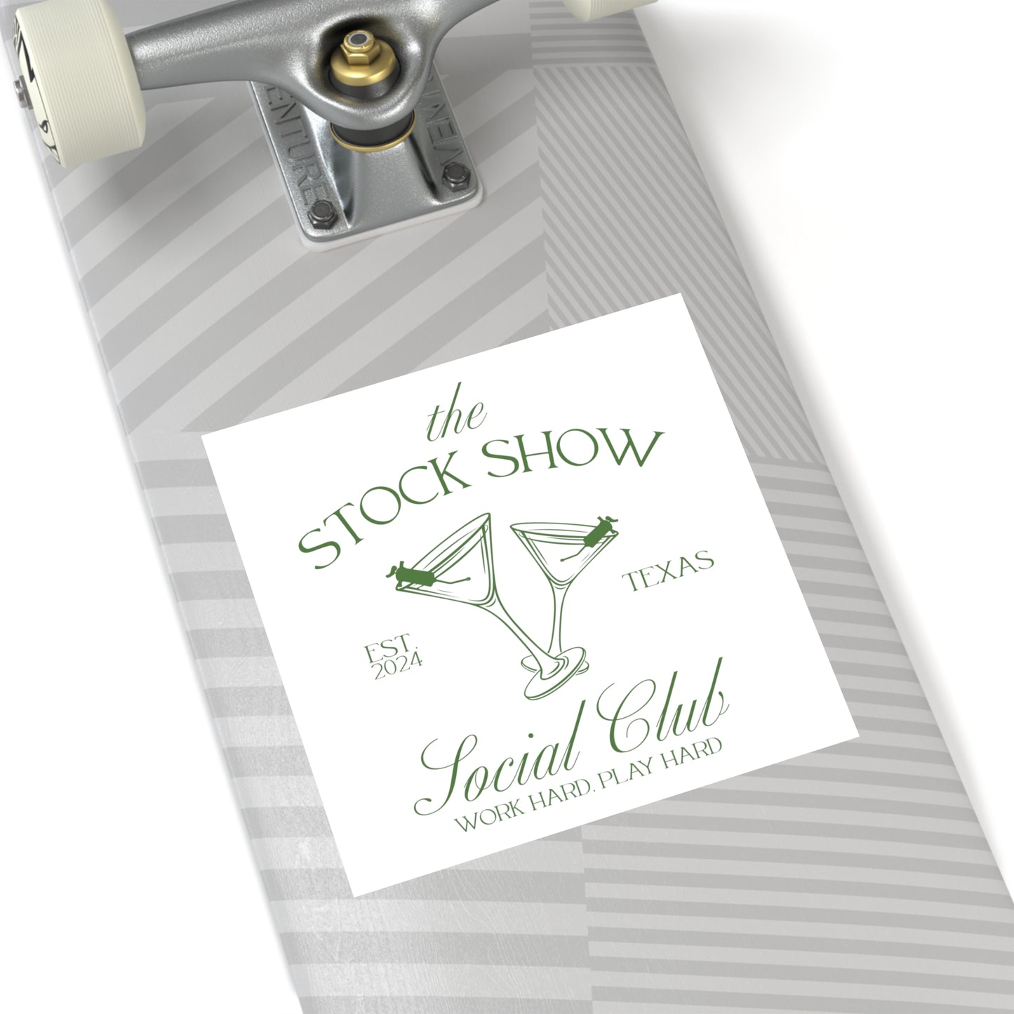 The Stock Show Social Club Indoor\Outdoor Stickers (Solo Cups) | Livestock Country Club | Stock Show Mom Style | Show Pig | Show Lamb