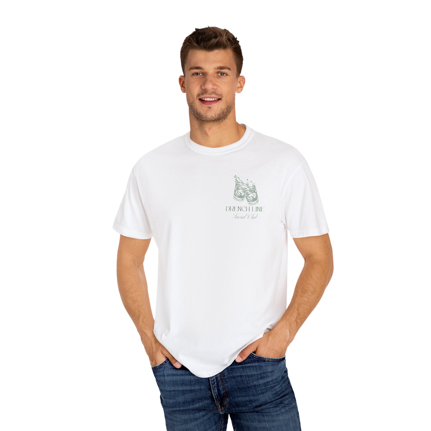 The Drench Line Social Club Unisex COMFORT COLORS T-shirt (Tumbler Design) | Livestock Country Club | Show Mom Style | 4H & FFA Club