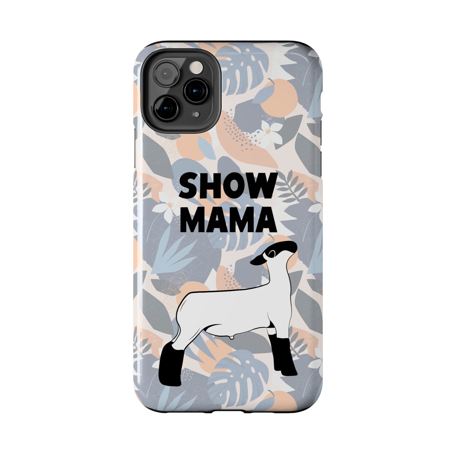 Show Mama Lamb Hawaiian Print Phone Cases | Livestock Phone Case | Livestock Gifts for Her | Lamb and Sheep Phone Case