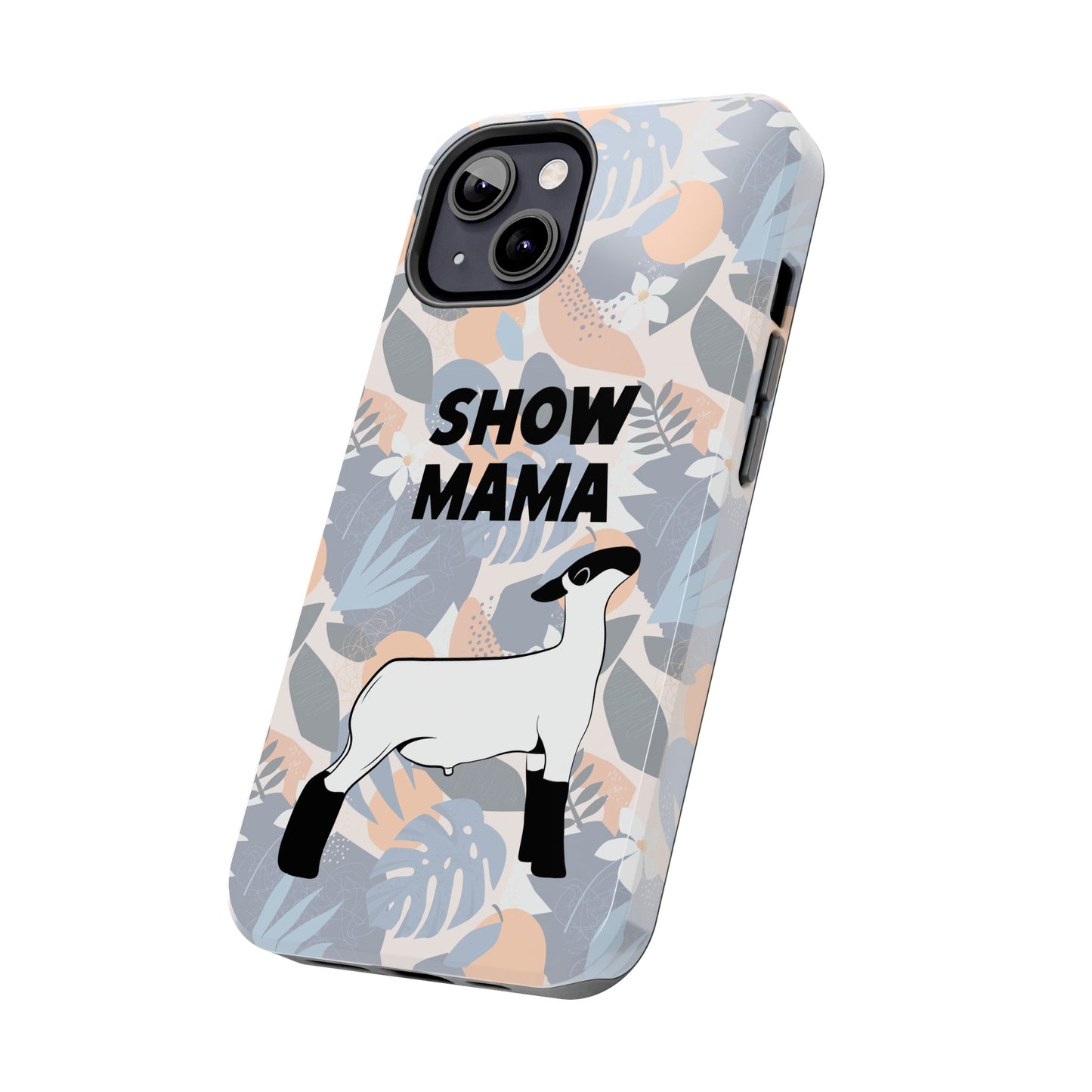 Show Mama Lamb Hawaiian Print Phone Cases | Livestock Phone Case | Livestock Gifts for Her | Lamb and Sheep Phone Case