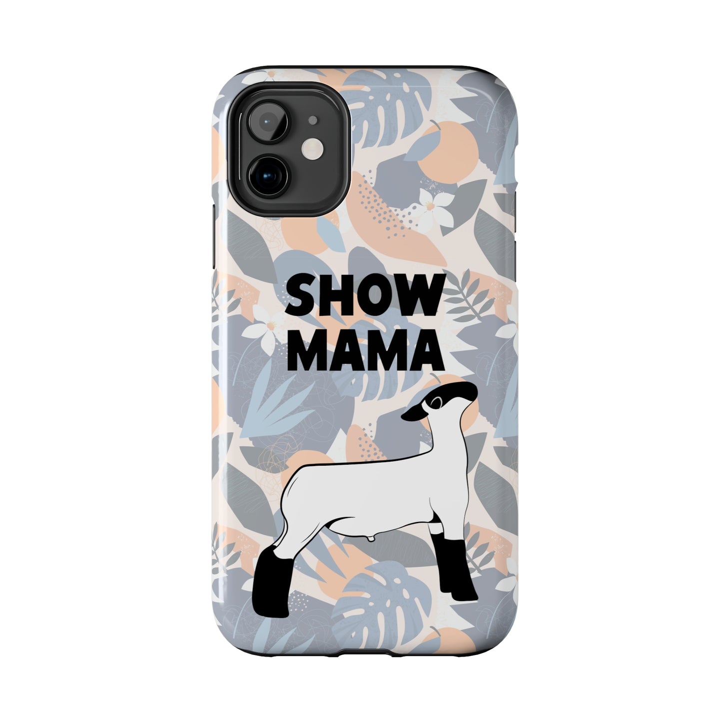 Show Mama Lamb Hawaiian Print Phone Cases | Livestock Phone Case | Livestock Gifts for Her | Lamb and Sheep Phone Case