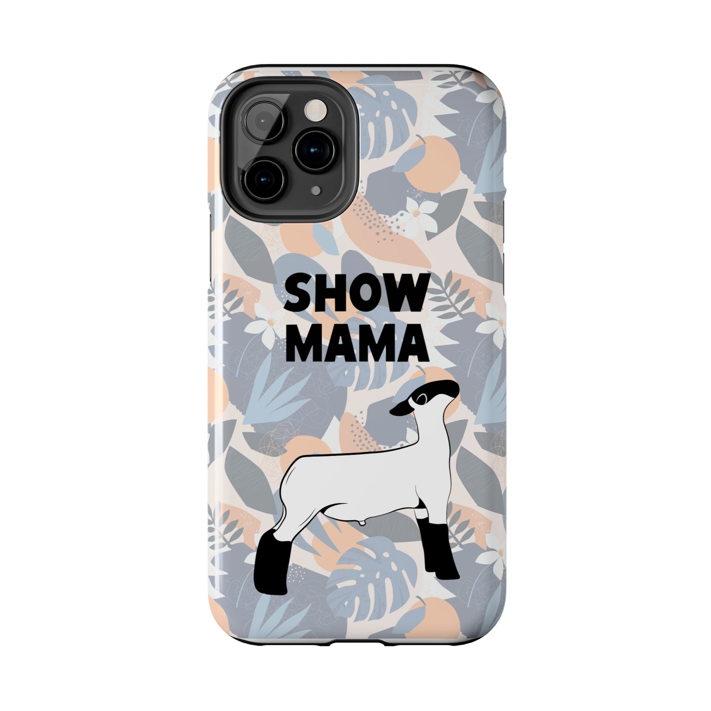 Show Mama Lamb Hawaiian Print Phone Cases | Livestock Phone Case | Livestock Gifts for Her | Lamb and Sheep Phone Case