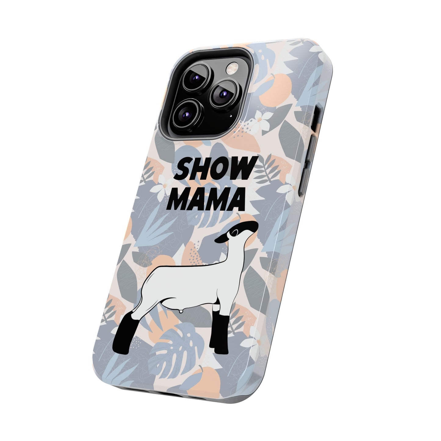 Show Mama Lamb Hawaiian Print Phone Cases | Livestock Phone Case | Livestock Gifts for Her | Lamb and Sheep Phone Case