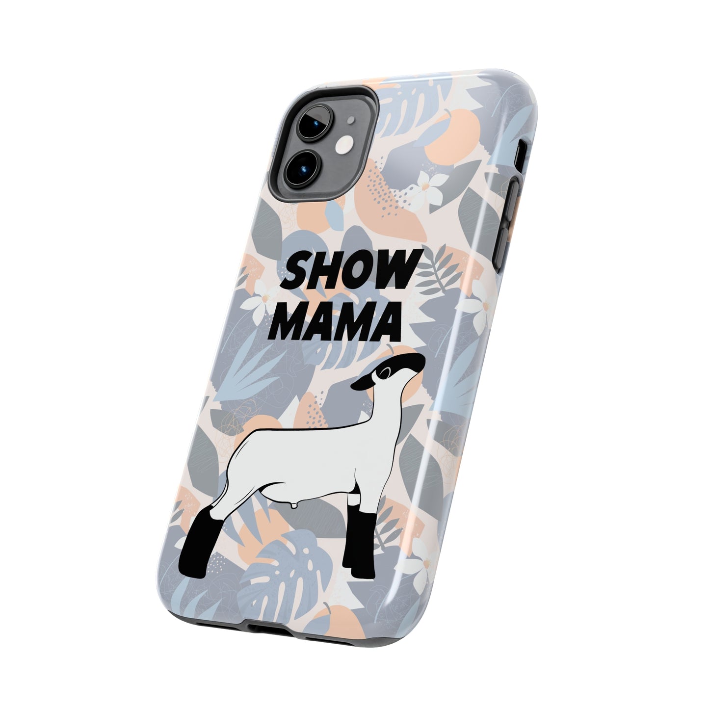 Show Mama Lamb Hawaiian Print Phone Cases | Livestock Phone Case | Livestock Gifts for Her | Lamb and Sheep Phone Case