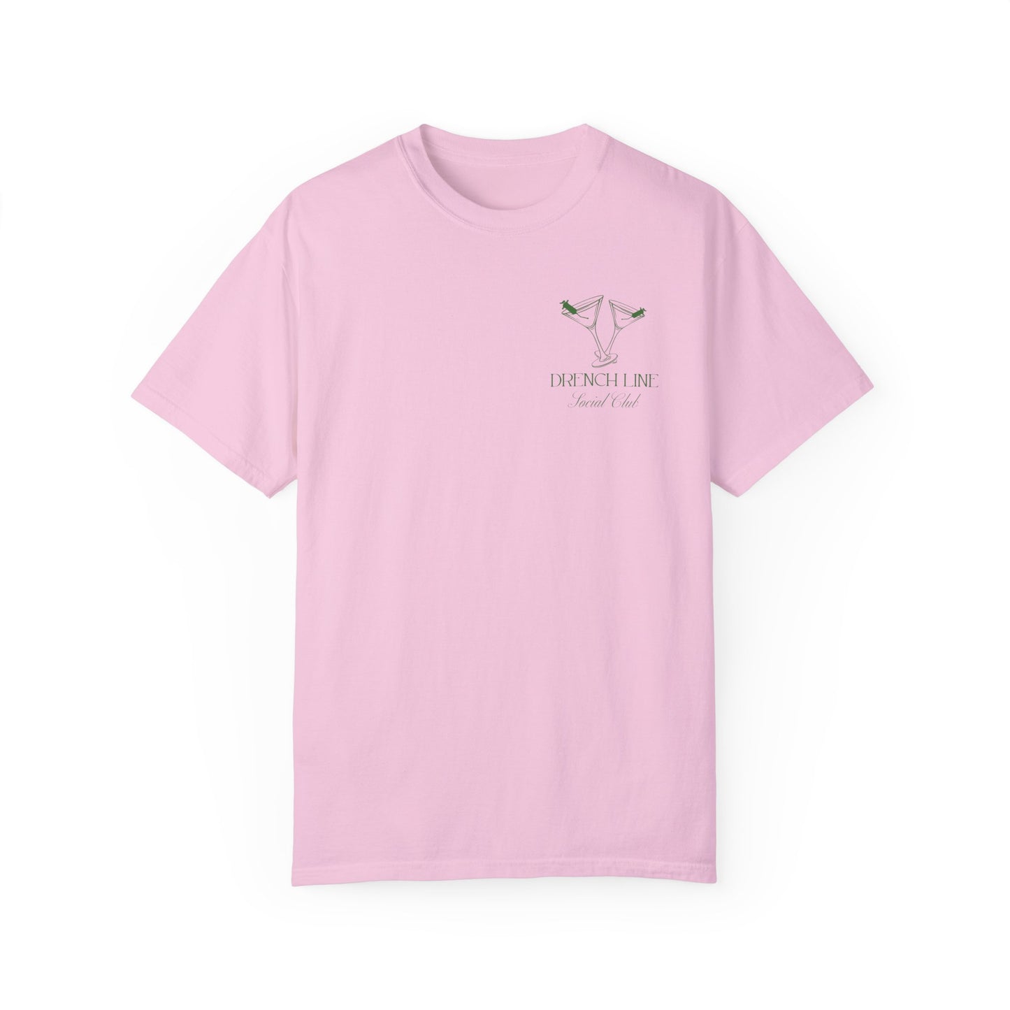 The Drench Line Social Club Unisex (Martini Design) COMFORT COLORS T-shirt | Livestock Country Club | Show Mom Style | 4H & FFA Club