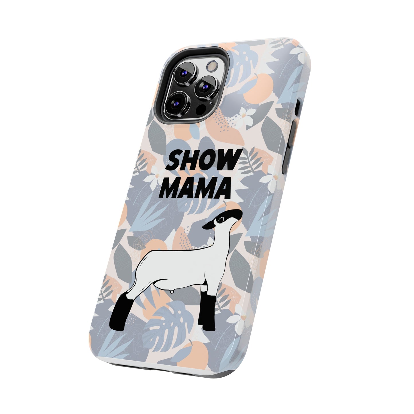 Show Mama Lamb Hawaiian Print Phone Cases | Livestock Phone Case | Livestock Gifts for Her | Lamb and Sheep Phone Case