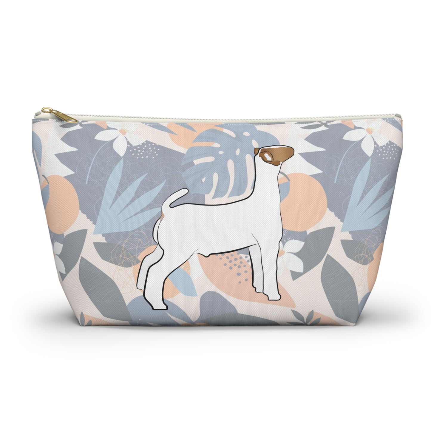 Show Goat Accessory Pouch | Show Goat Hawaiian Print Makeup Bag | Show Goat Hawaiia Pencil Bag | Show Goat Hawaiian Travel Bag