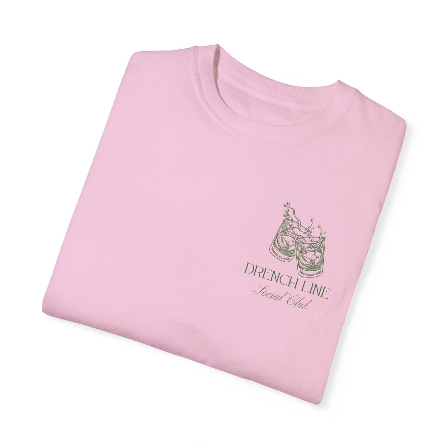 The Drench Line Social Club Unisex COMFORT COLORS T-shirt (Tumbler Design) | Livestock Country Club | Show Mom Style | 4H & FFA Club