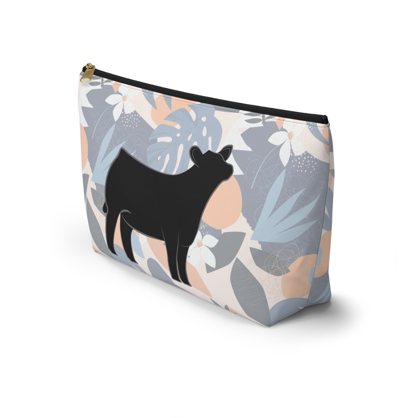 Show Heifer Accessory Pouch | Show Heifer Hawaiian Print Makeup Bag | Show Heifer Hawaiian Pencil Bag | Show Heifer Hawaiian Travel Bag