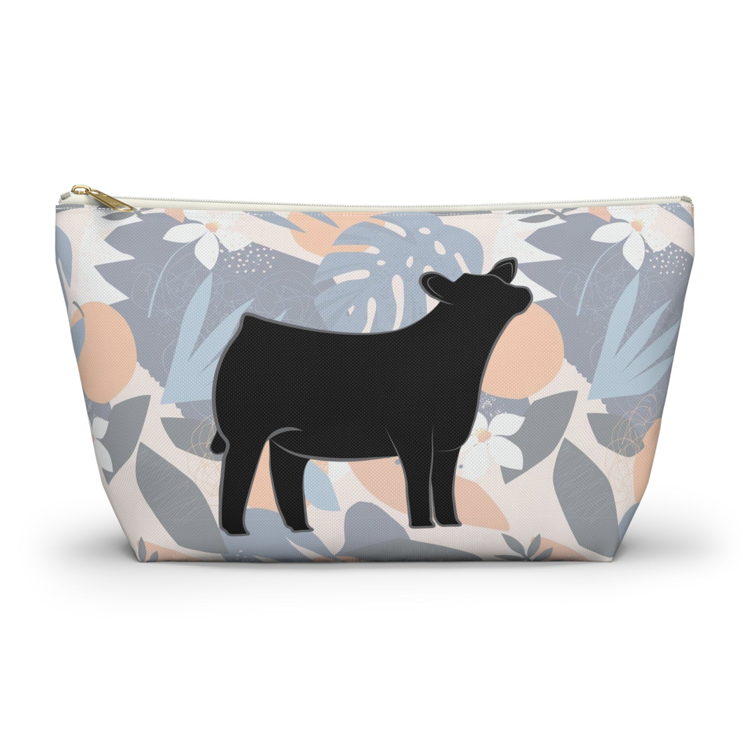 Show Heifer Accessory Pouch | Show Heifer Hawaiian Print Makeup Bag | Show Heifer Hawaiian Pencil Bag | Show Heifer Hawaiian Travel Bag