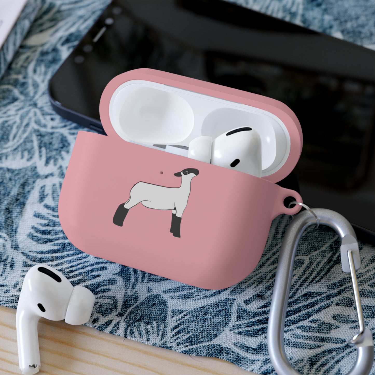 Show Lamb AirPods and AirPods Pro Case Cover | Stockshow AirPod Case | Livestock Show Gift | 4H Club Gift | Show Lambs and Goats