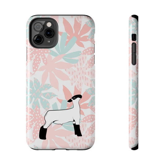 Show Lamb Tough Phone Case | 4H Club Phone Case | Show Livestock Phone Case