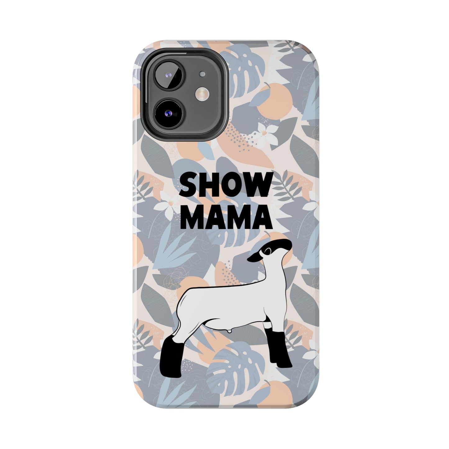 Show Mama Lamb Hawaiian Print Phone Cases | Livestock Phone Case | Livestock Gifts for Her | Lamb and Sheep Phone Case