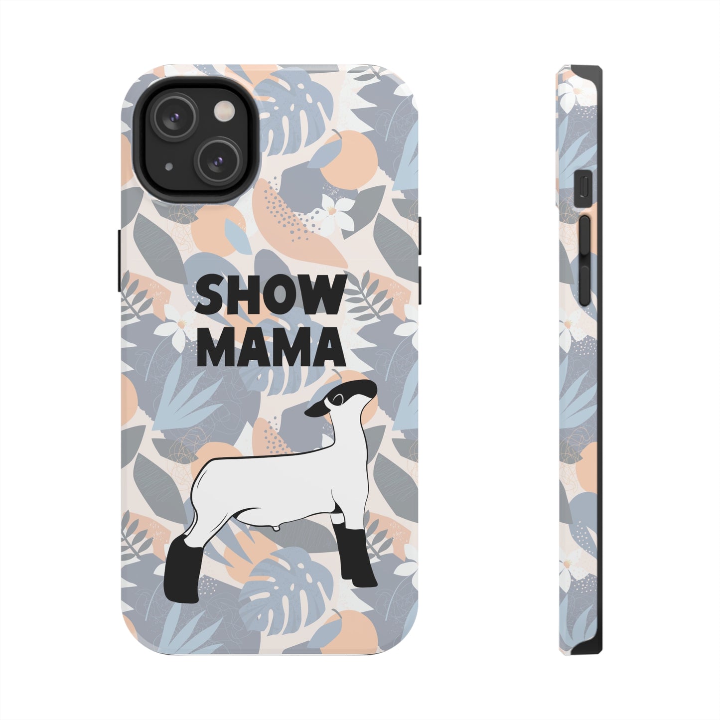 Show Mama Lamb Hawaiian Print Phone Cases | Livestock Phone Case | Livestock Gifts for Her | Lamb and Sheep Phone Case