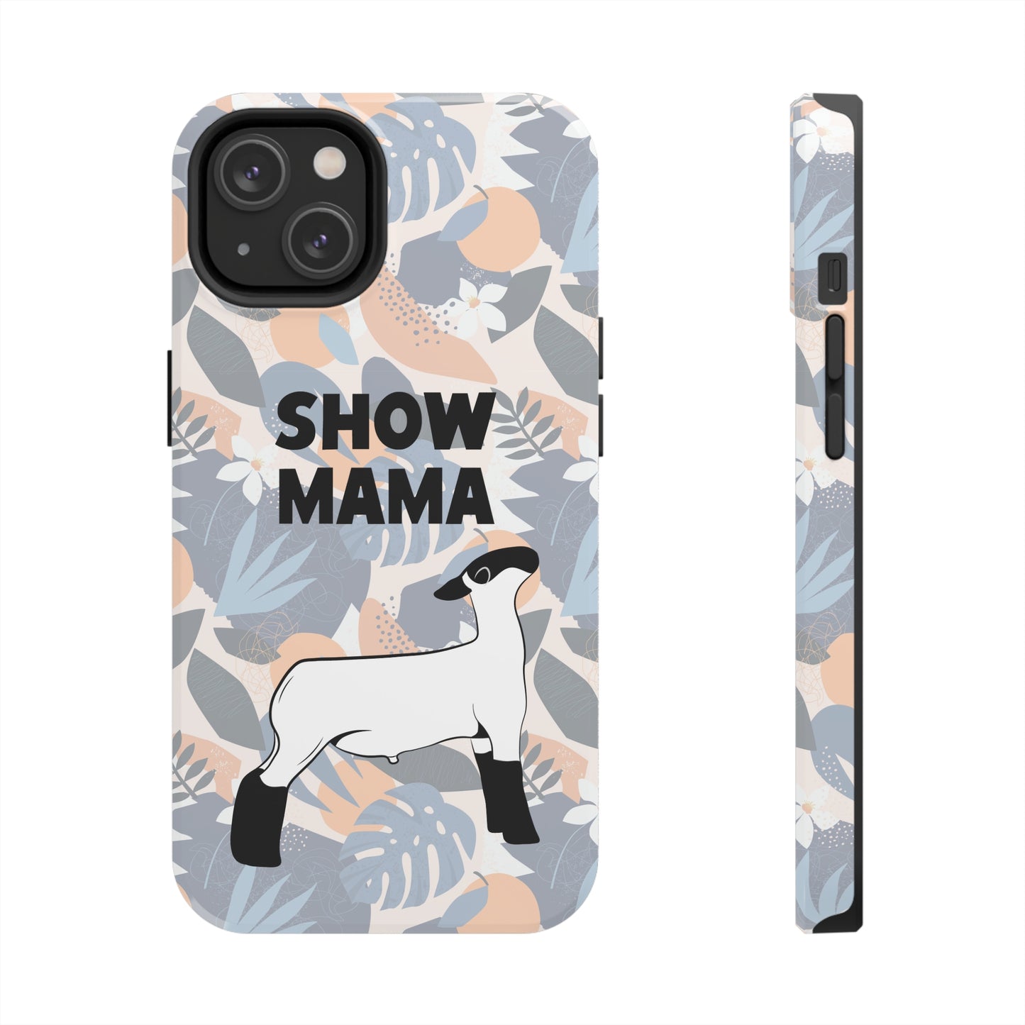 Show Mama Lamb Hawaiian Print Phone Cases | Livestock Phone Case | Livestock Gifts for Her | Lamb and Sheep Phone Case