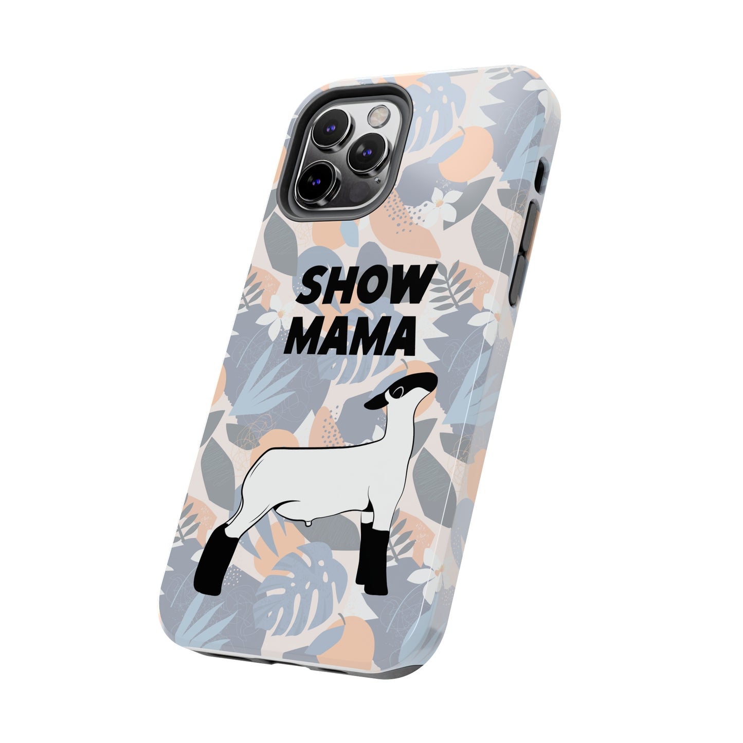 Show Mama Lamb Hawaiian Print Phone Cases | Livestock Phone Case | Livestock Gifts for Her | Lamb and Sheep Phone Case