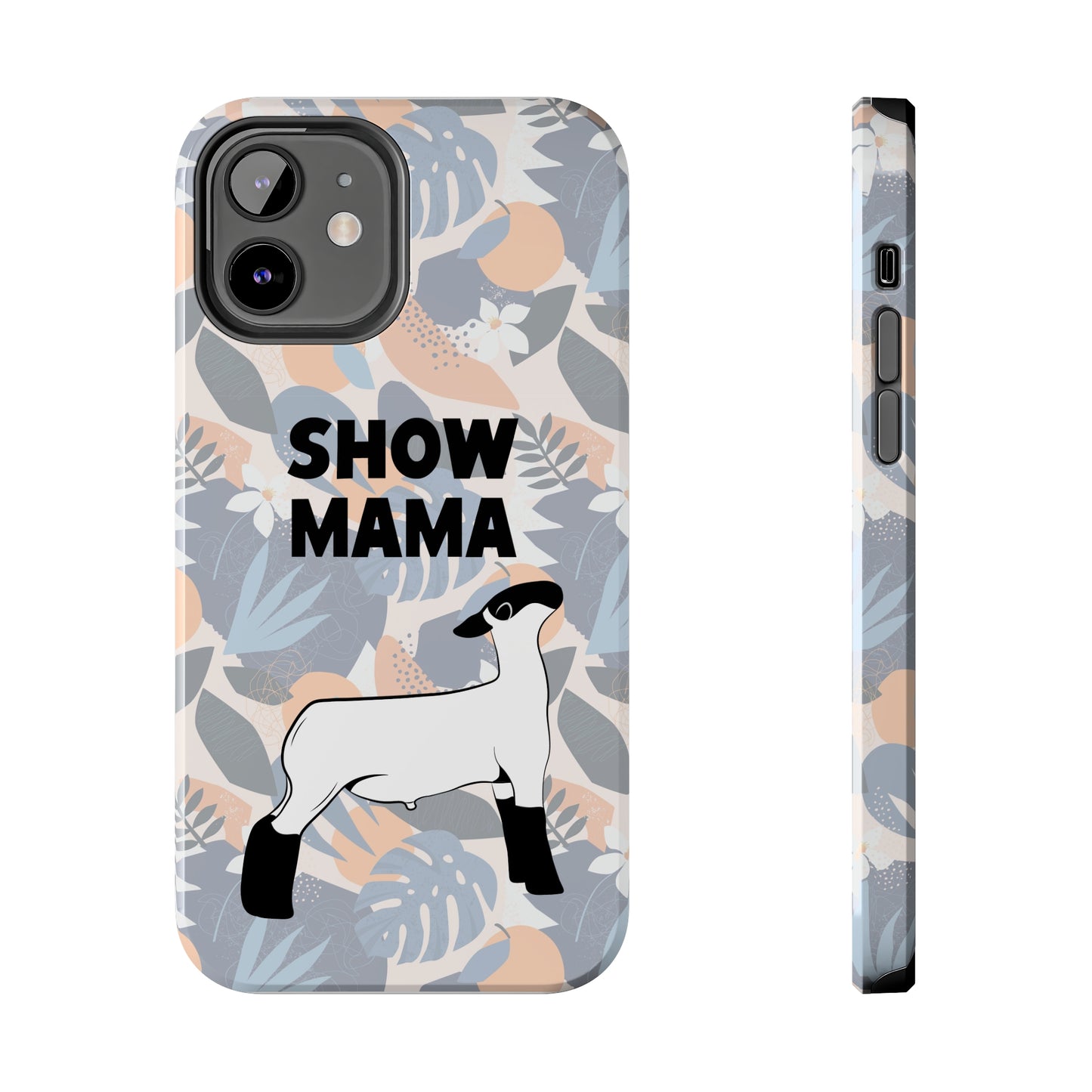 Show Mama Lamb Hawaiian Print Phone Cases | Livestock Phone Case | Livestock Gifts for Her | Lamb and Sheep Phone Case