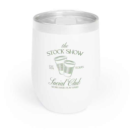 The Stock Show Social Club Wine Tumbler (Solo Cups) | Livestock Country Club | Stock Show Mom Style | 4H & FFA Gifts