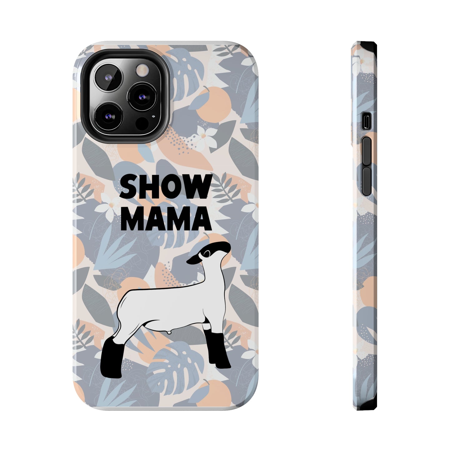 Show Mama Lamb Hawaiian Print Phone Cases | Livestock Phone Case | Livestock Gifts for Her | Lamb and Sheep Phone Case