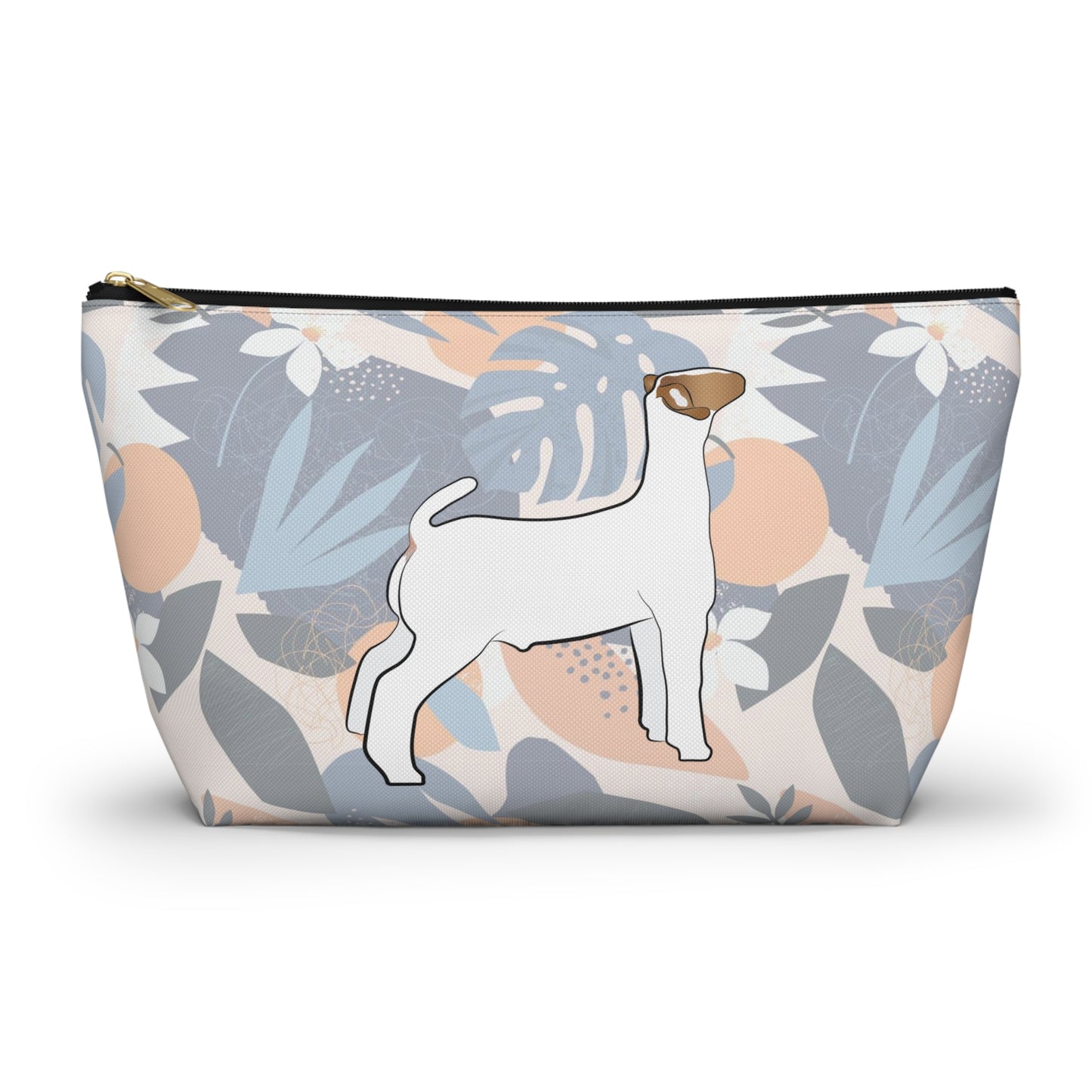 Show Goat Accessory Pouch | Show Goat Hawaiian Print Makeup Bag | Show Goat Hawaiia Pencil Bag | Show Goat Hawaiian Travel Bag