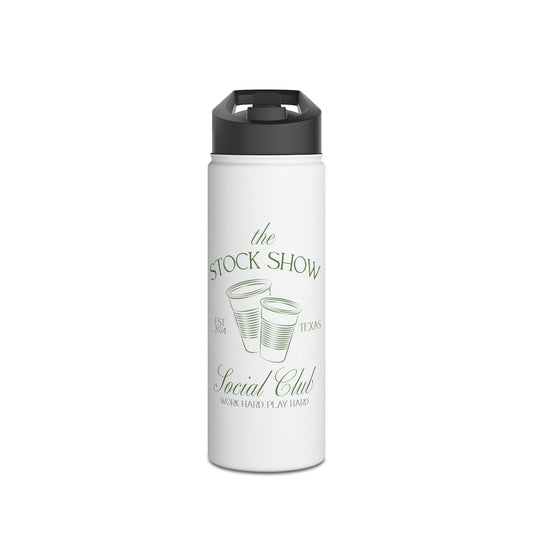 The Stock Show Social Club Stainless Steel Water Bottle (Solo Cups) | Livestock Country Club | Stock Show Mom Style  | 4H & FFA Gifts