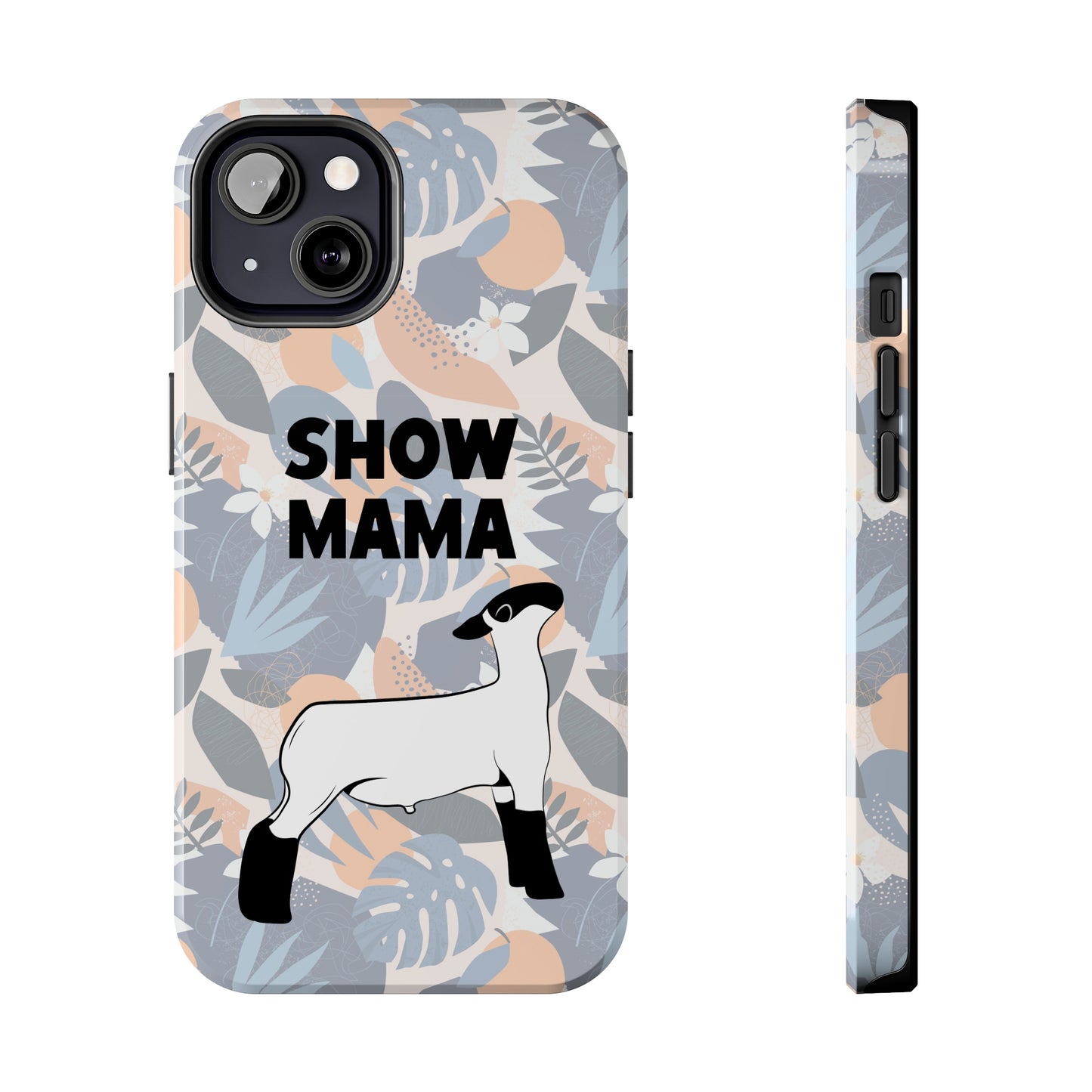 Show Mama Lamb Hawaiian Print Phone Cases | Livestock Phone Case | Livestock Gifts for Her | Lamb and Sheep Phone Case