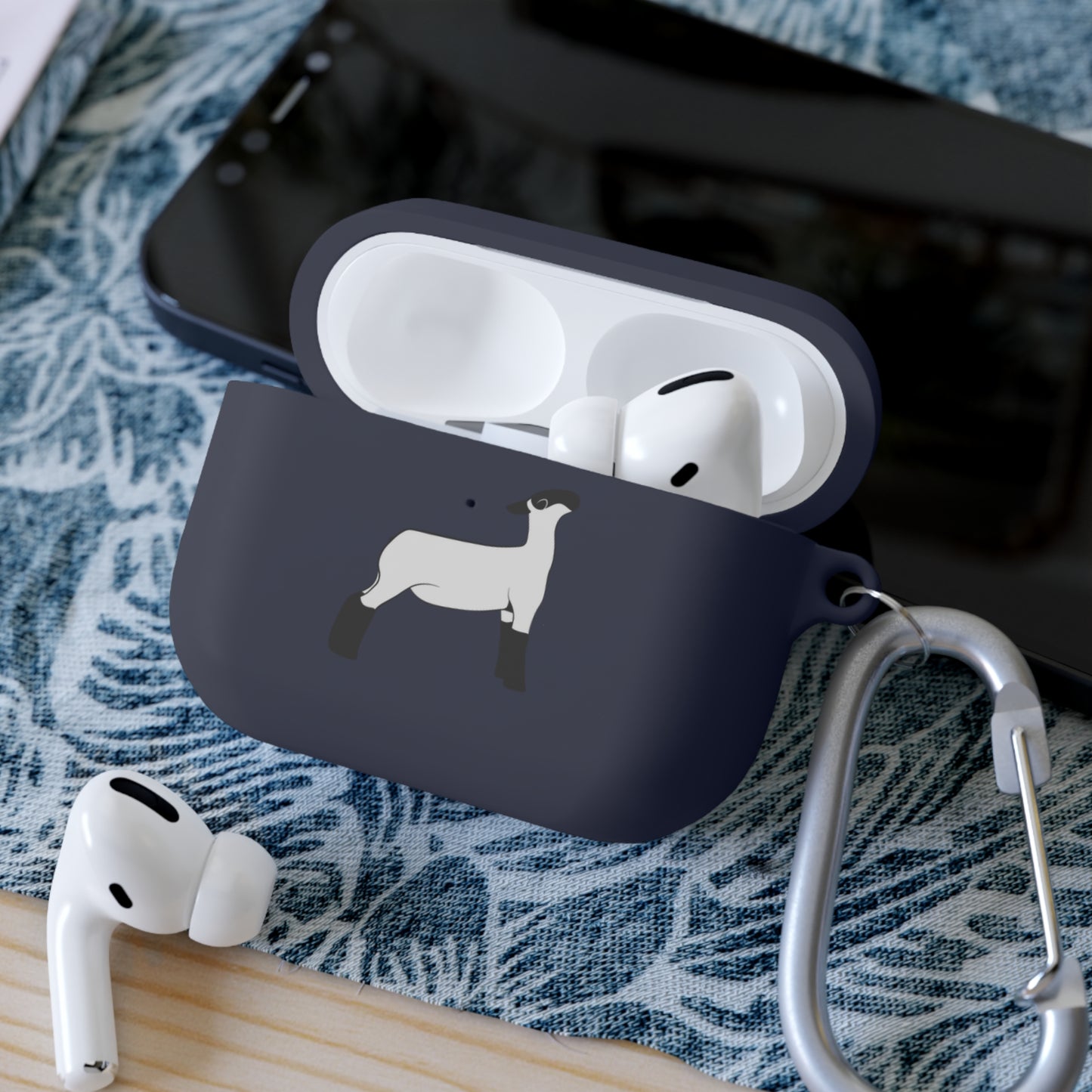 Show Lamb AirPods and AirPods Pro Case Cover | Stockshow AirPod Case | Livestock Show Gift | 4H Club Gift | Show Lambs and Goats