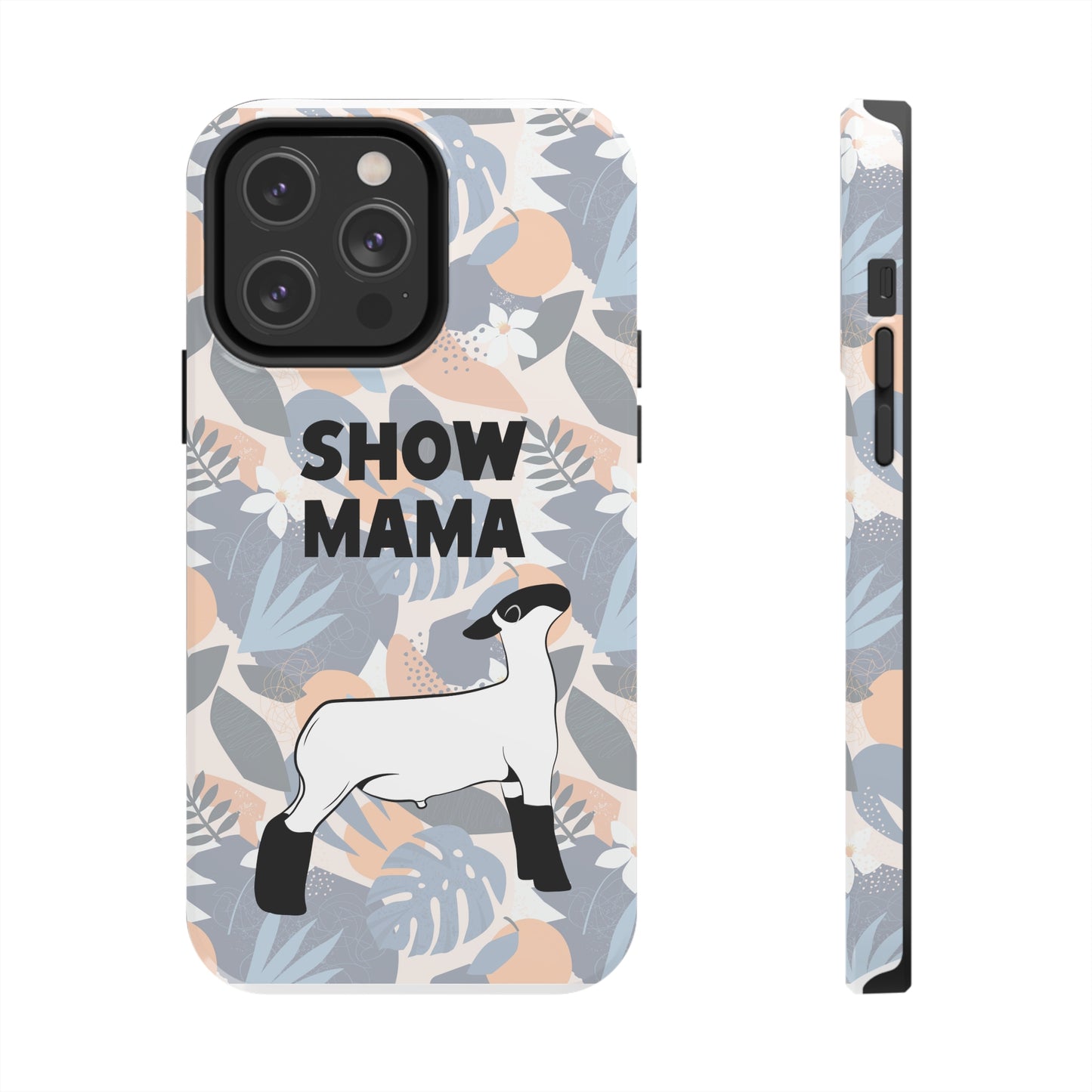 Show Mama Lamb Hawaiian Print Phone Cases | Livestock Phone Case | Livestock Gifts for Her | Lamb and Sheep Phone Case