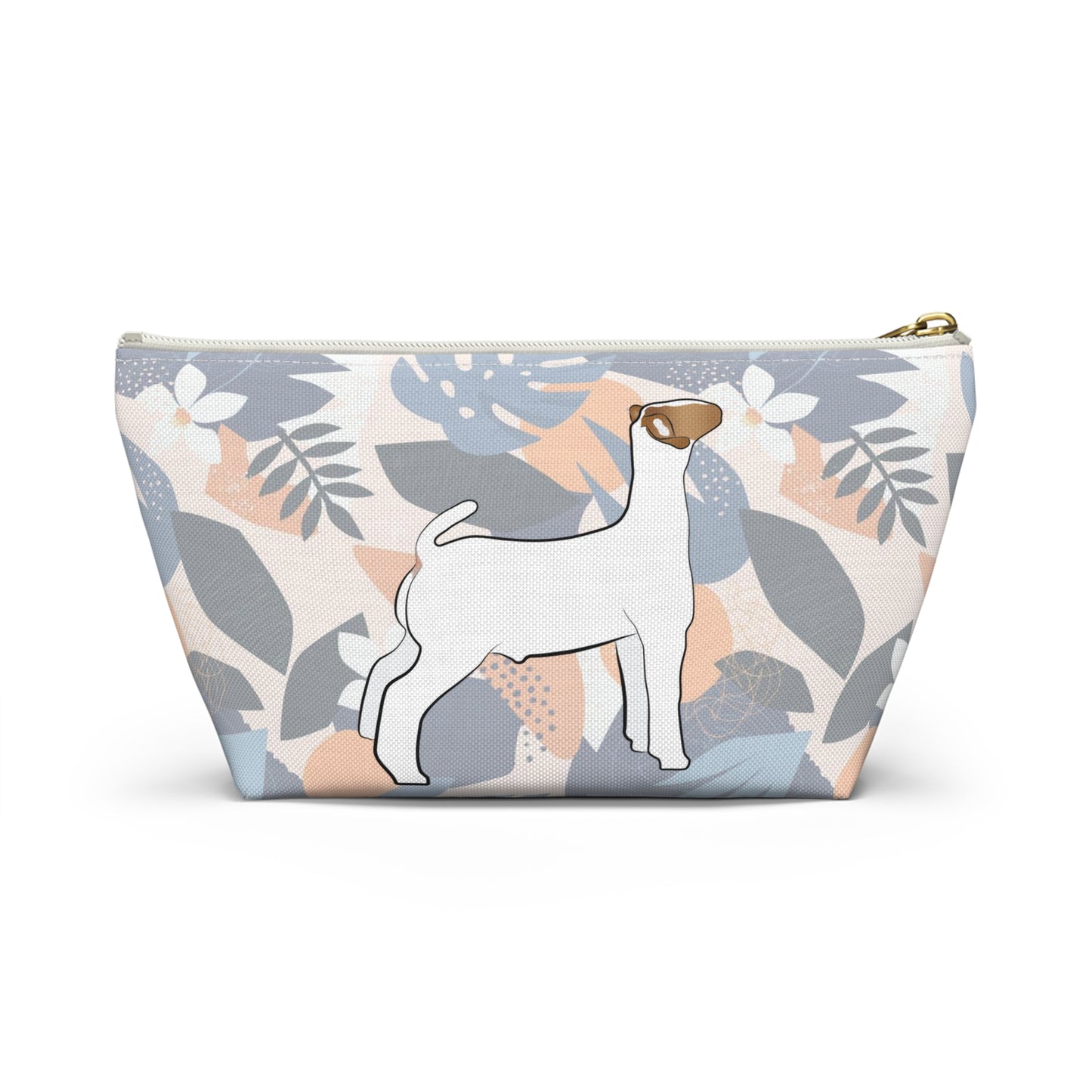 Show Goat Accessory Pouch | Show Goat Hawaiian Print Makeup Bag | Show Goat Hawaiia Pencil Bag | Show Goat Hawaiian Travel Bag