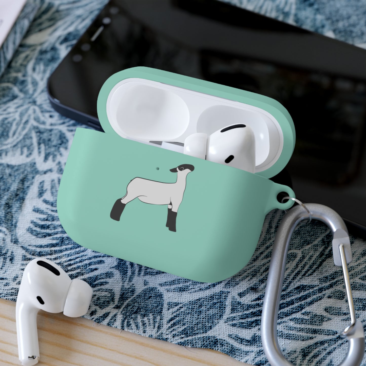 Show Lamb AirPods and AirPods Pro Case Cover | Stockshow AirPod Case | Livestock Show Gift | 4H Club Gift | Show Lambs and Goats