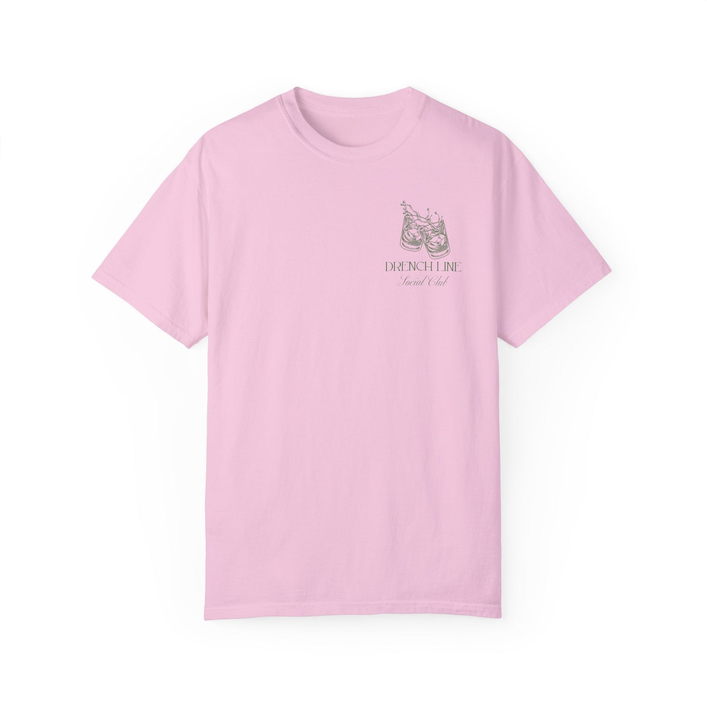 The Drench Line Social Club Unisex COMFORT COLORS T-shirt (Tumbler Design) | Livestock Country Club | Show Mom Style | 4H & FFA Club