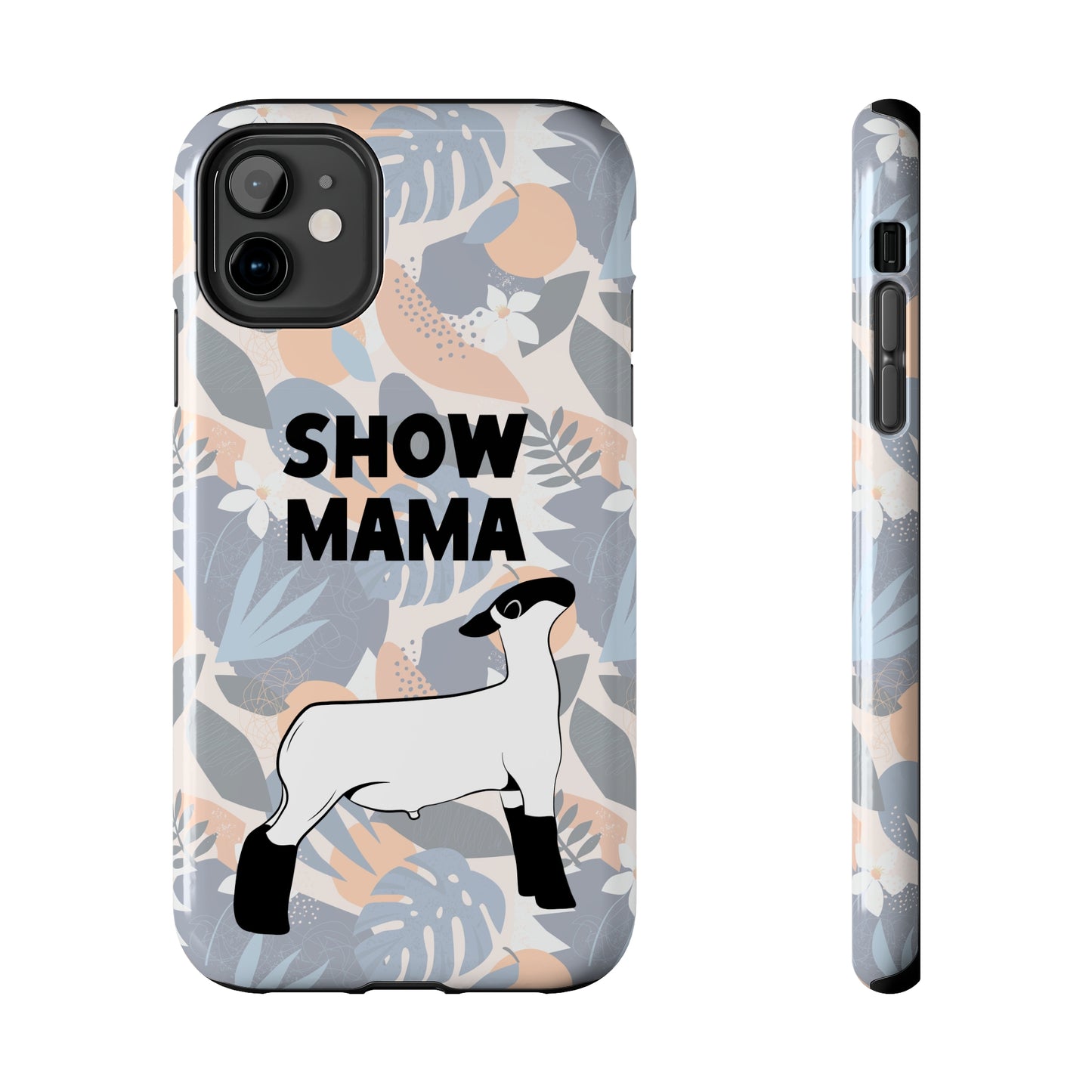 Show Mama Lamb Hawaiian Print Phone Cases | Livestock Phone Case | Livestock Gifts for Her | Lamb and Sheep Phone Case