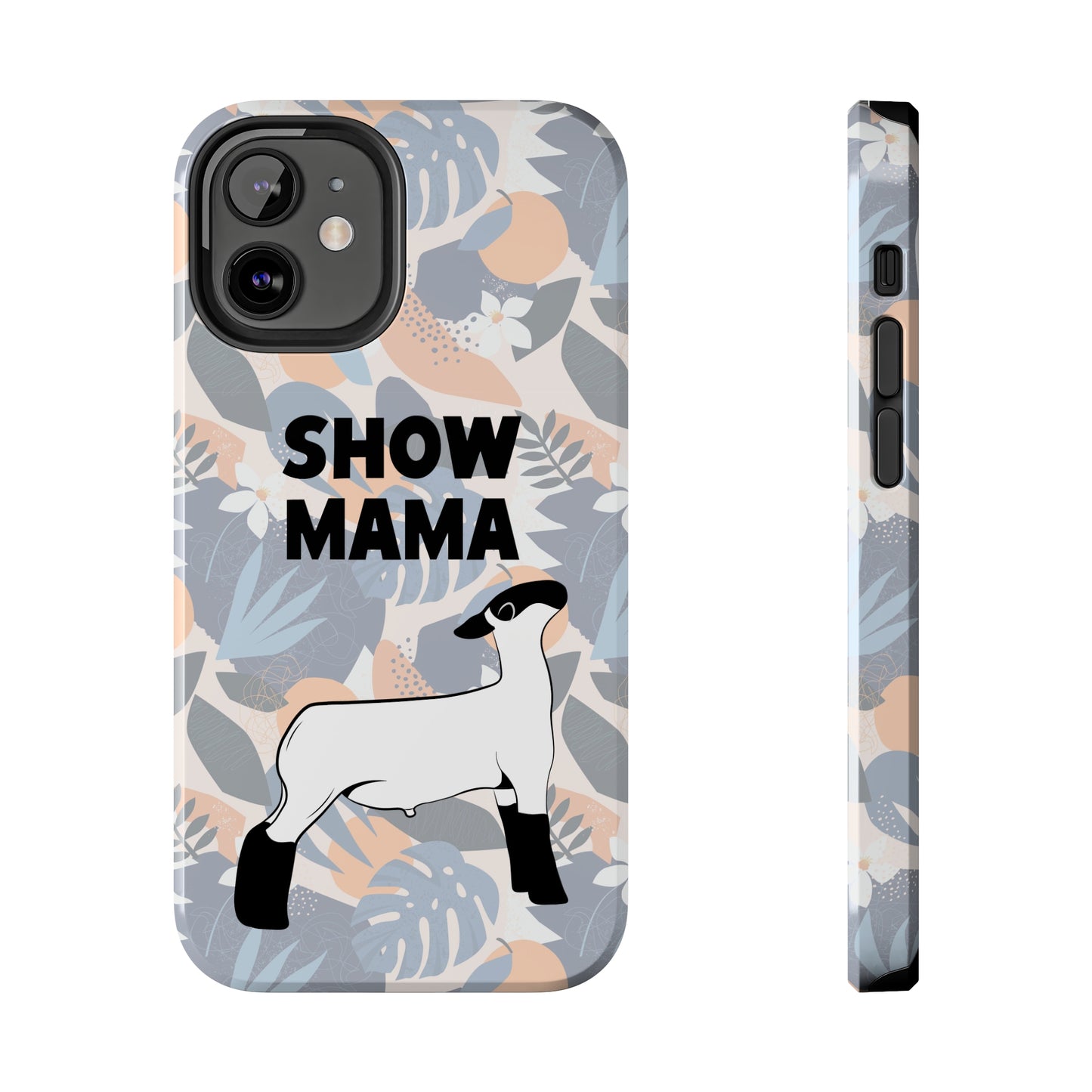 Show Mama Lamb Hawaiian Print Phone Cases | Livestock Phone Case | Livestock Gifts for Her | Lamb and Sheep Phone Case