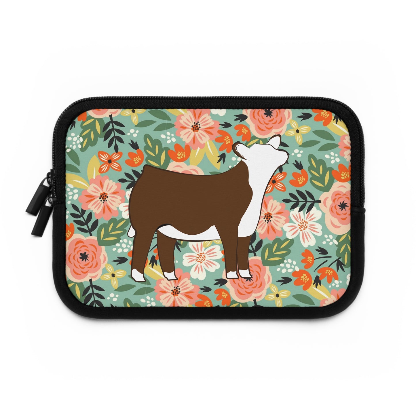 Hereford Heifer Laptop or iPad Sleeve | Livestock Gifts | 4H Gift | Laptop Cover | Livestock Laptop Sleeve | Gifts for Teens