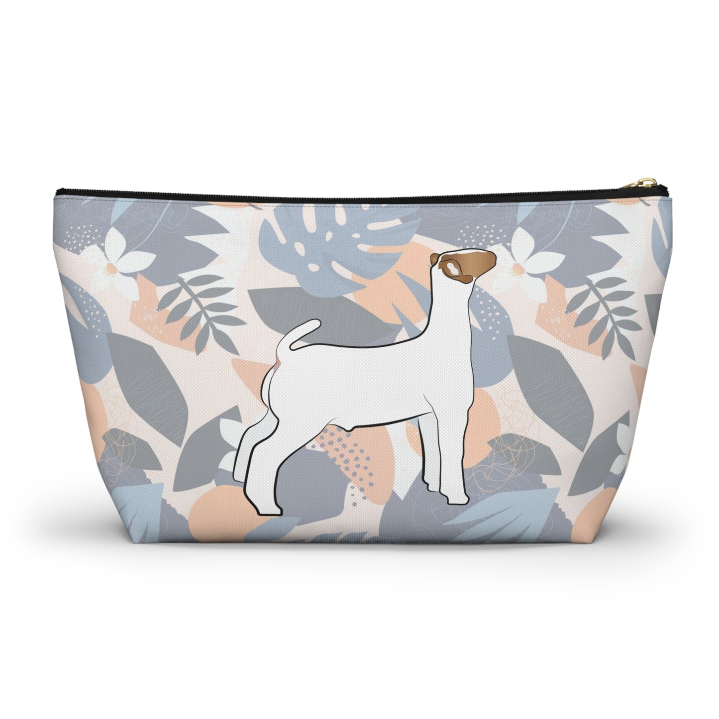 Show Goat Accessory Pouch | Show Goat Hawaiian Print Makeup Bag | Show Goat Hawaiia Pencil Bag | Show Goat Hawaiian Travel Bag